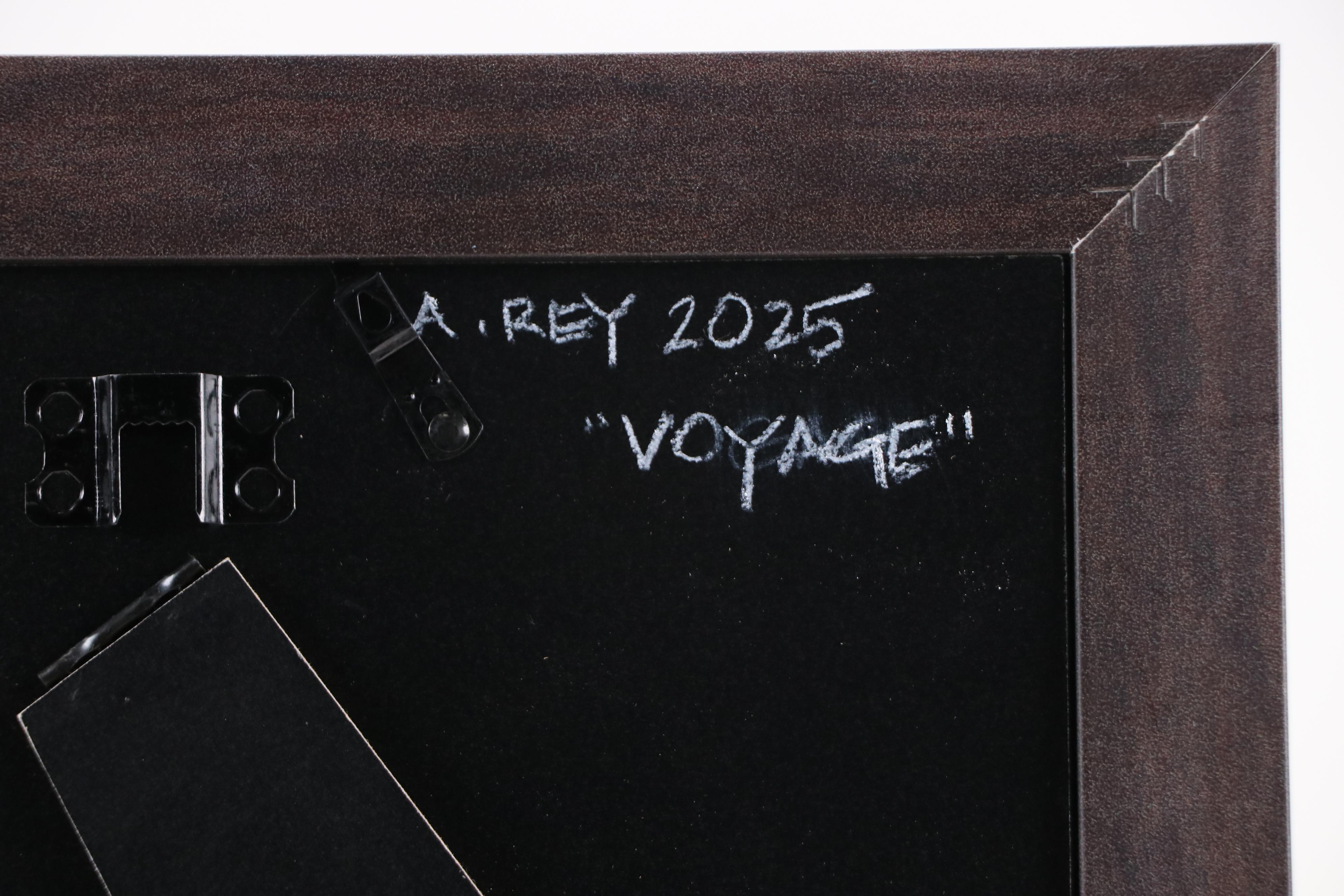 Agnes Rey Western Genre Landscape Oil Painting "Voyage," 2025