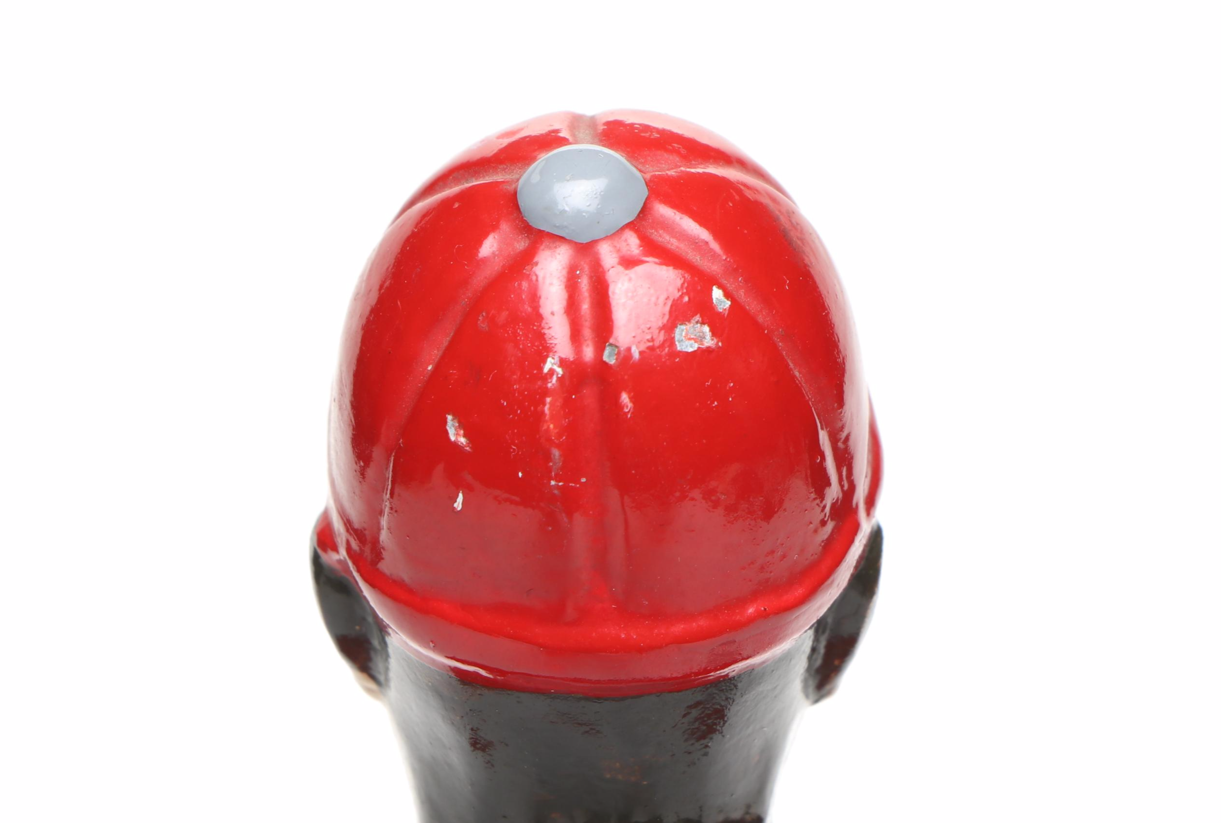 Miniature Cast Metal Horse Jockey Statue