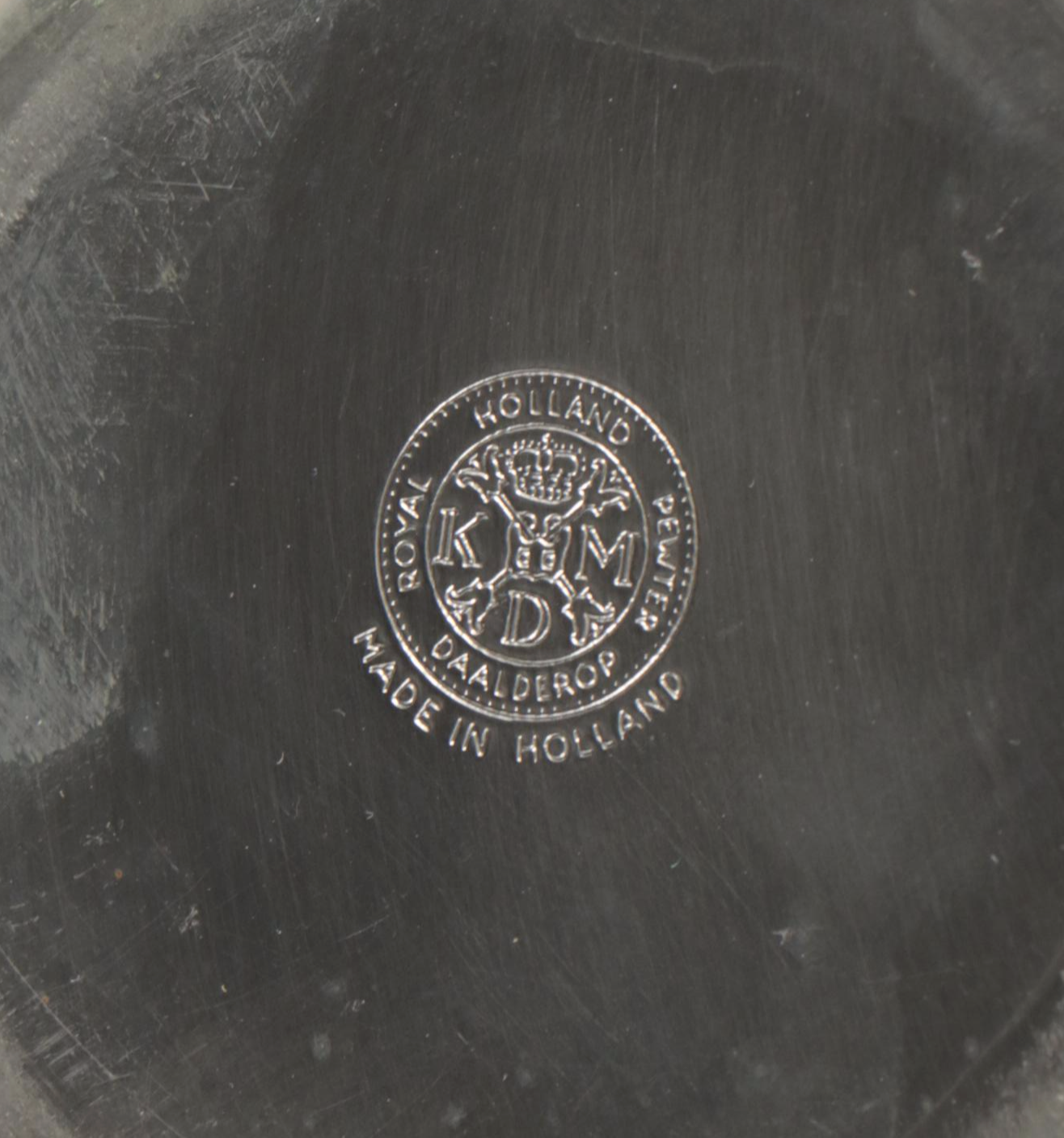 Stieff Tankard and Jefferson Cups with Other Dutch and American Pewter Tableware