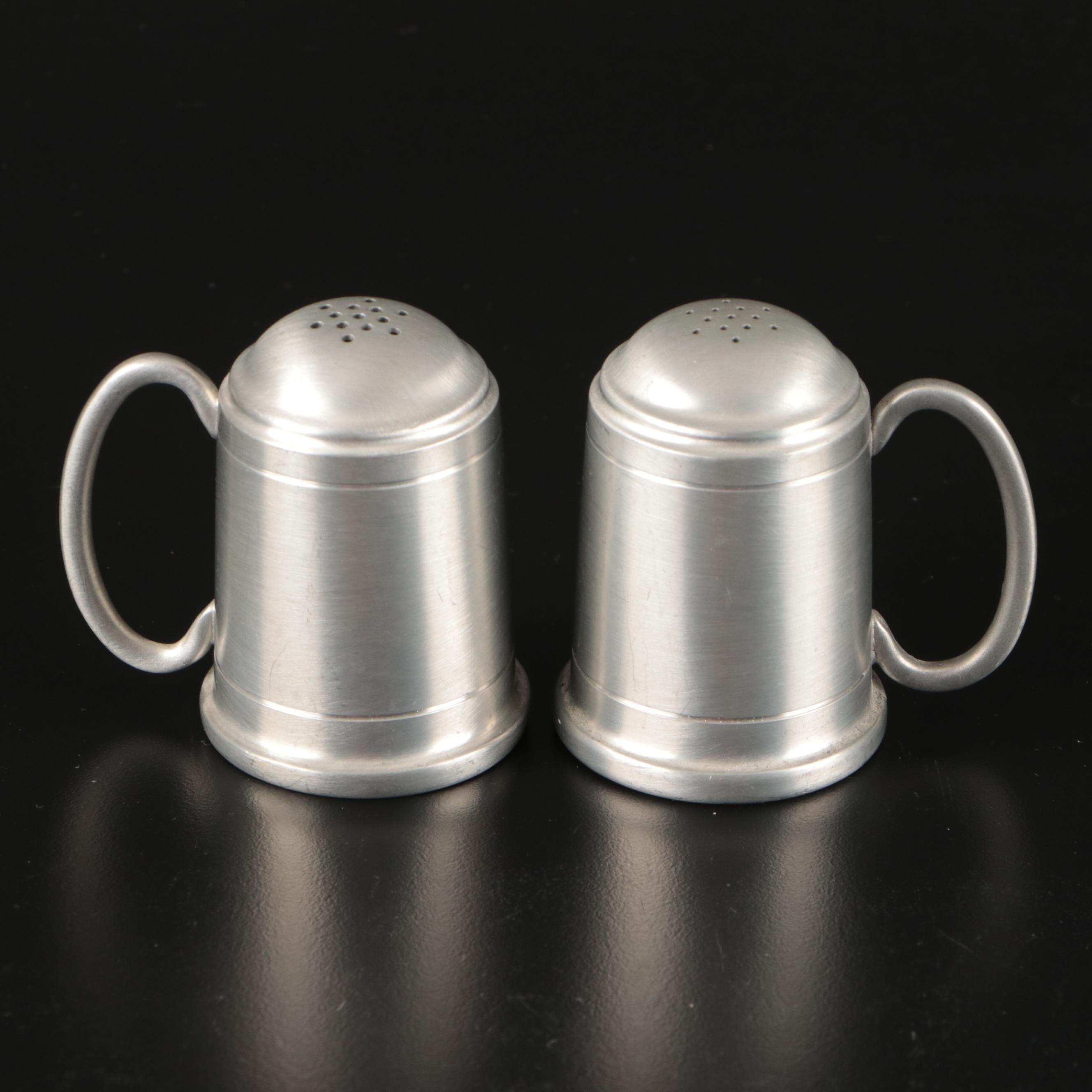 Stieff Tankard and Jefferson Cups with Other Dutch and American Pewter Tableware