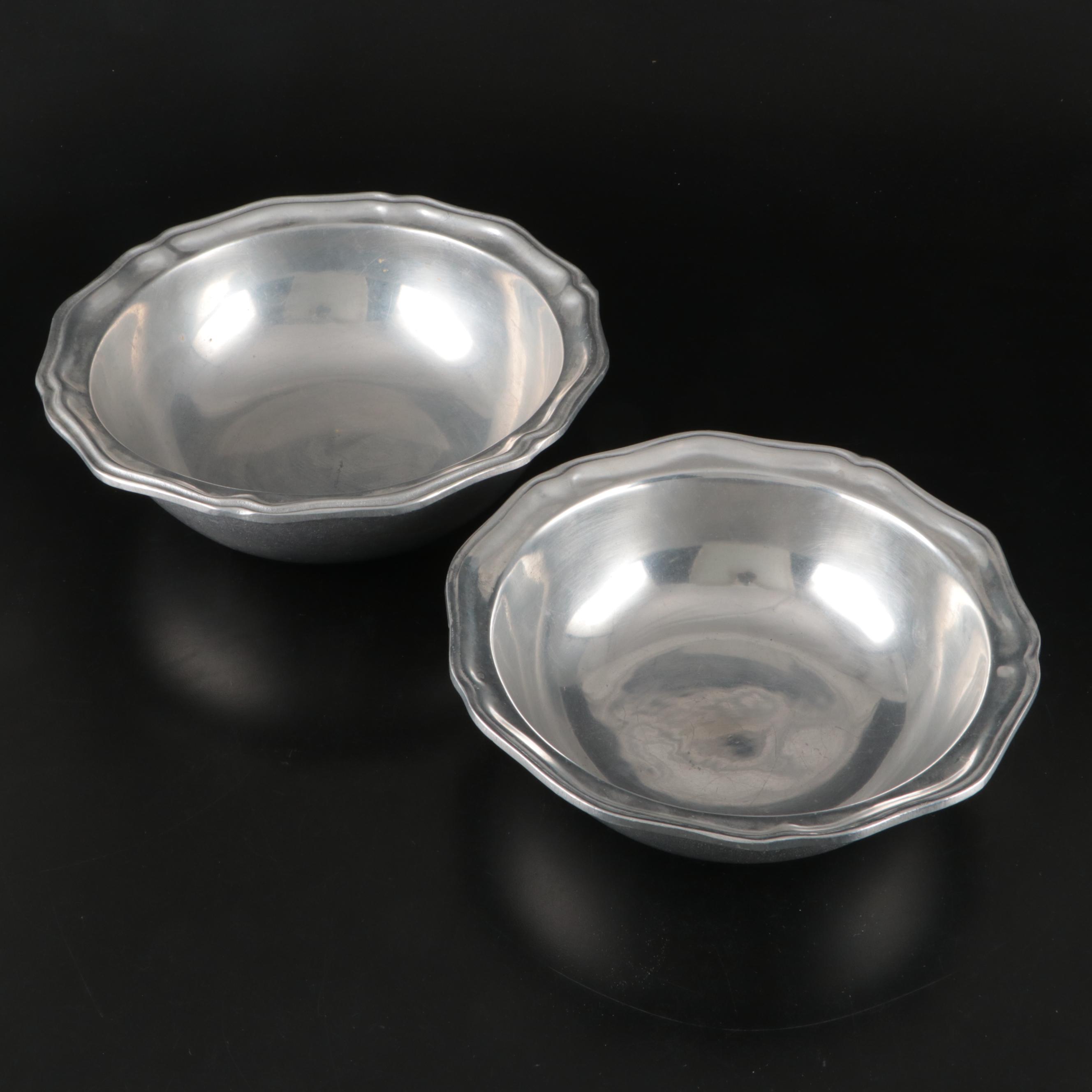 Stieff Tankard and Jefferson Cups with Other Dutch and American Pewter Tableware