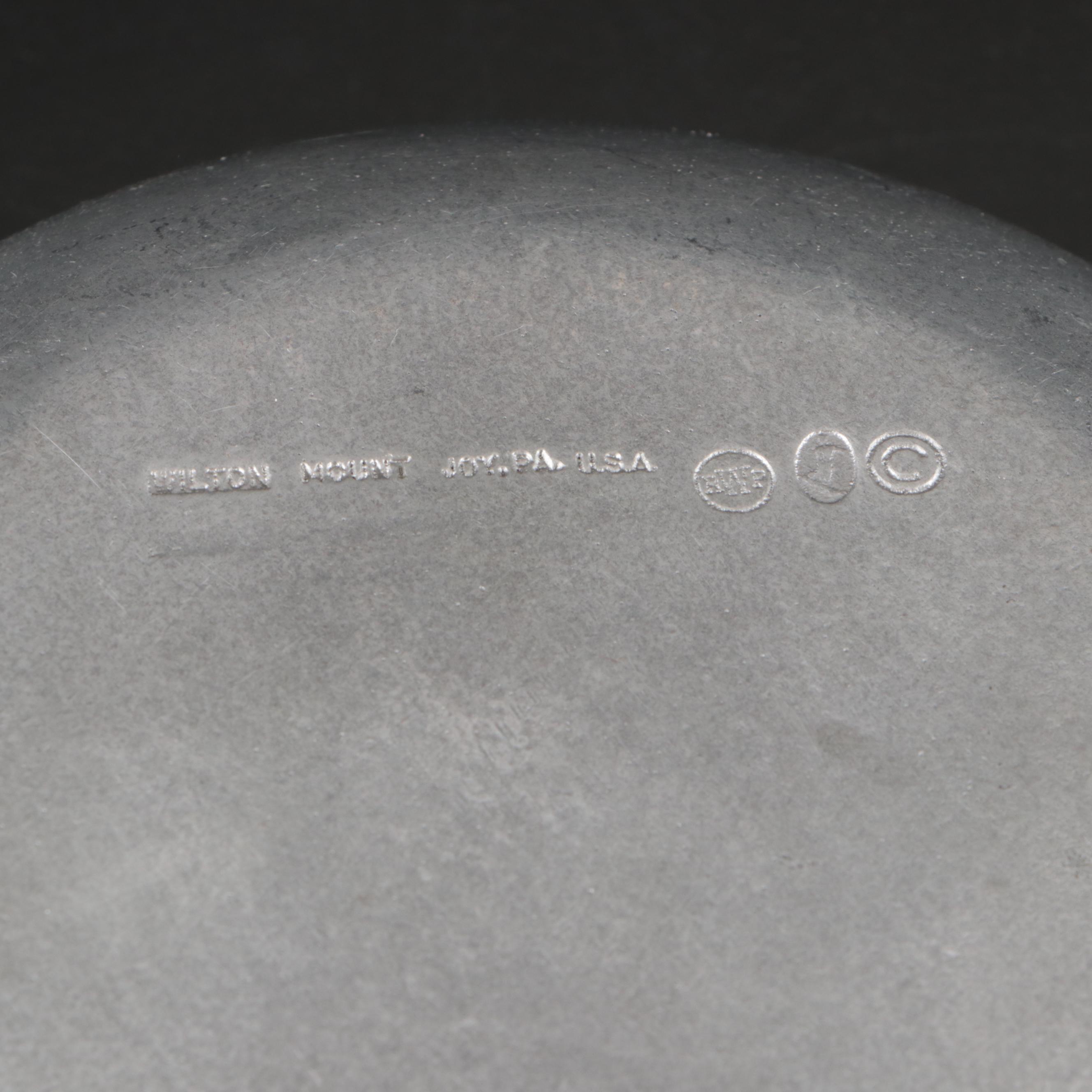 Stieff Tankard and Jefferson Cups with Other Dutch and American Pewter Tableware