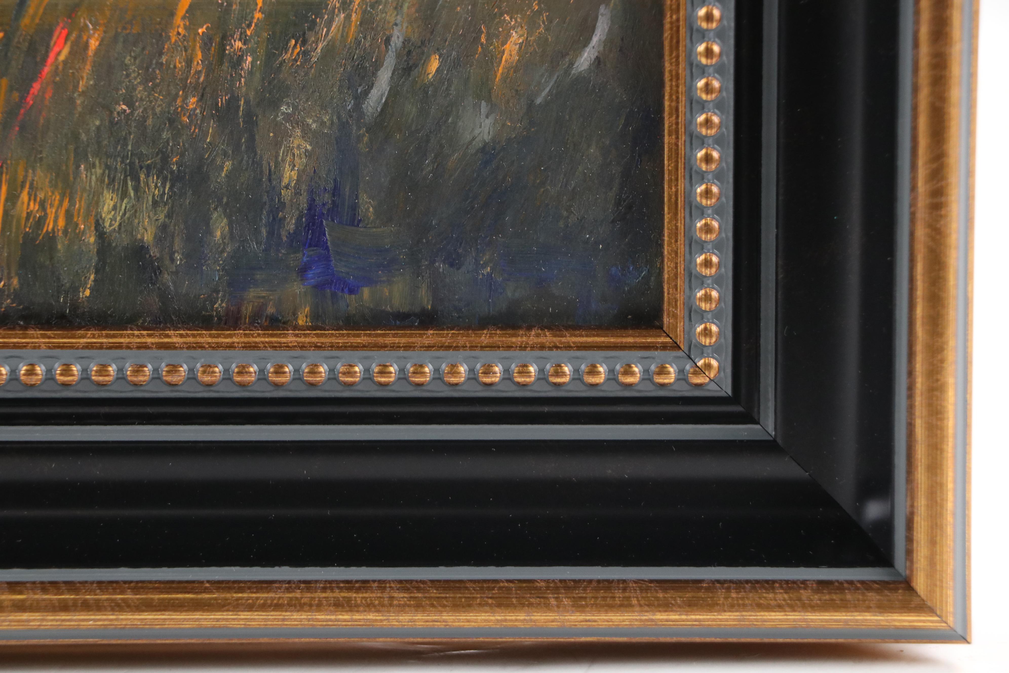 Natalia Demenko Sunset Seascape Oil Painting, 21st Century