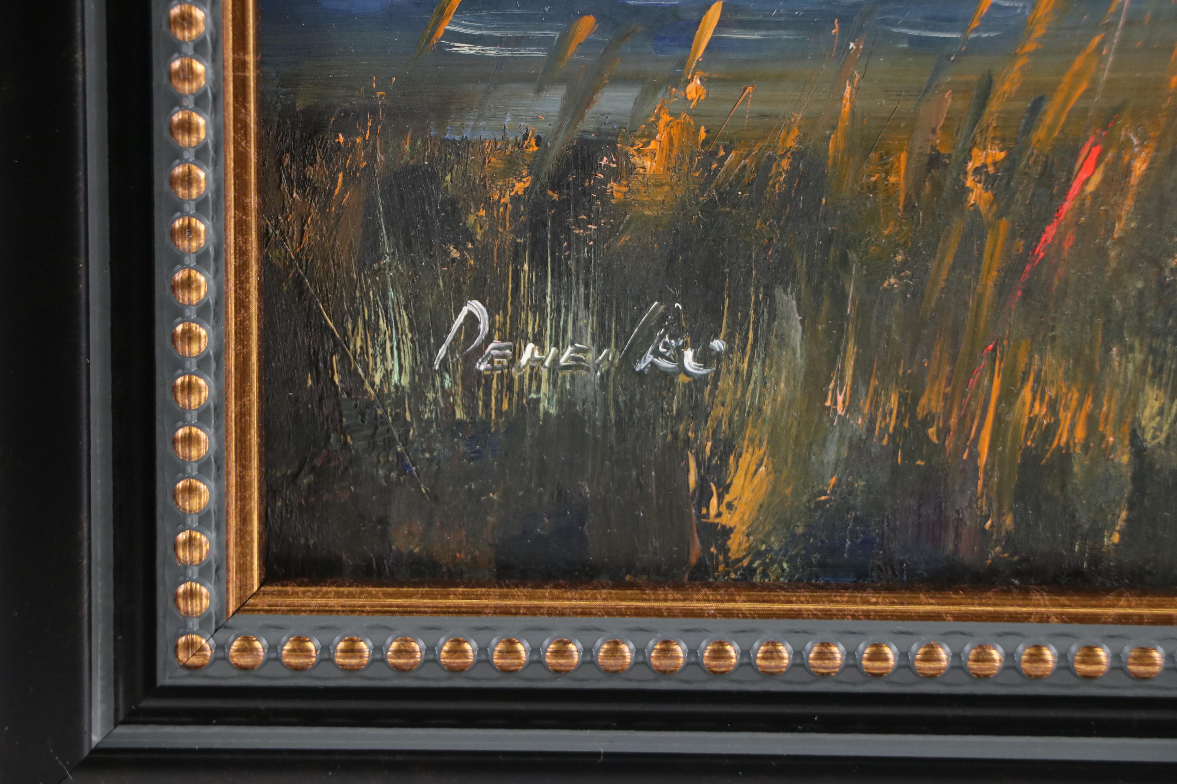 Natalia Demenko Sunset Seascape Oil Painting, 21st Century