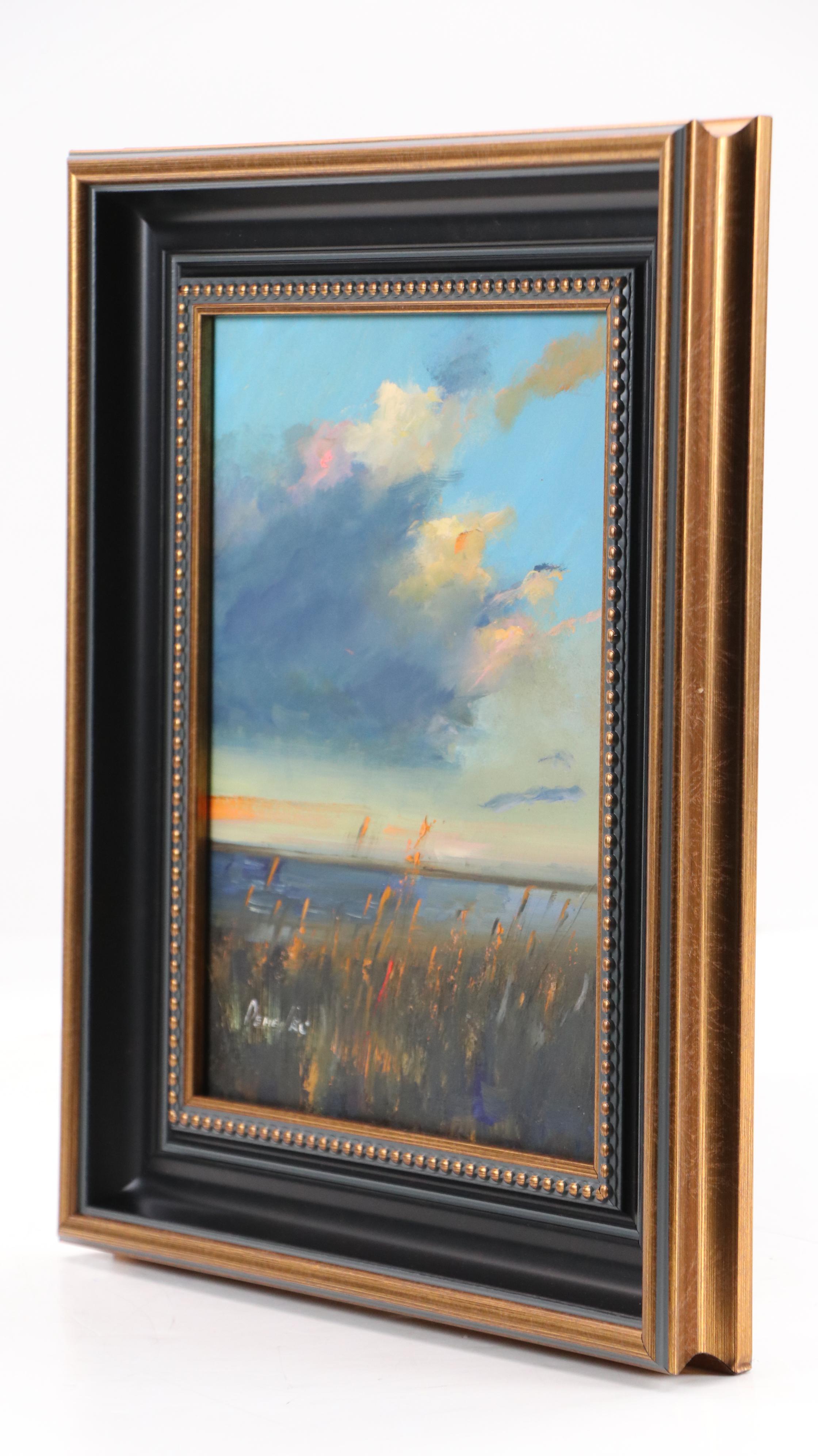 Natalia Demenko Sunset Seascape Oil Painting, 21st Century