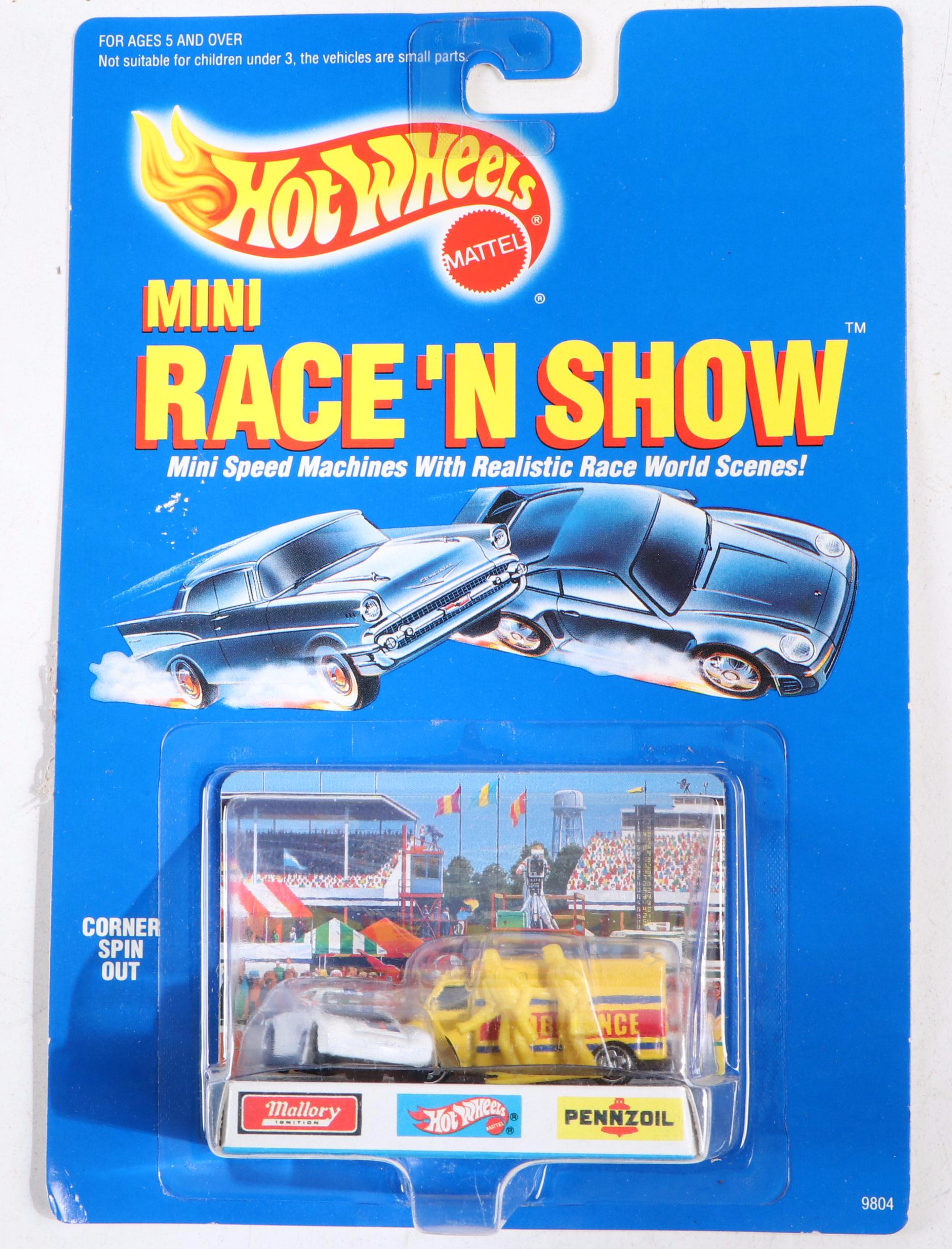 Hot Wheels "Race 'N Show" and "Park 'N Plates" Toy Cars and More, 1989–1990