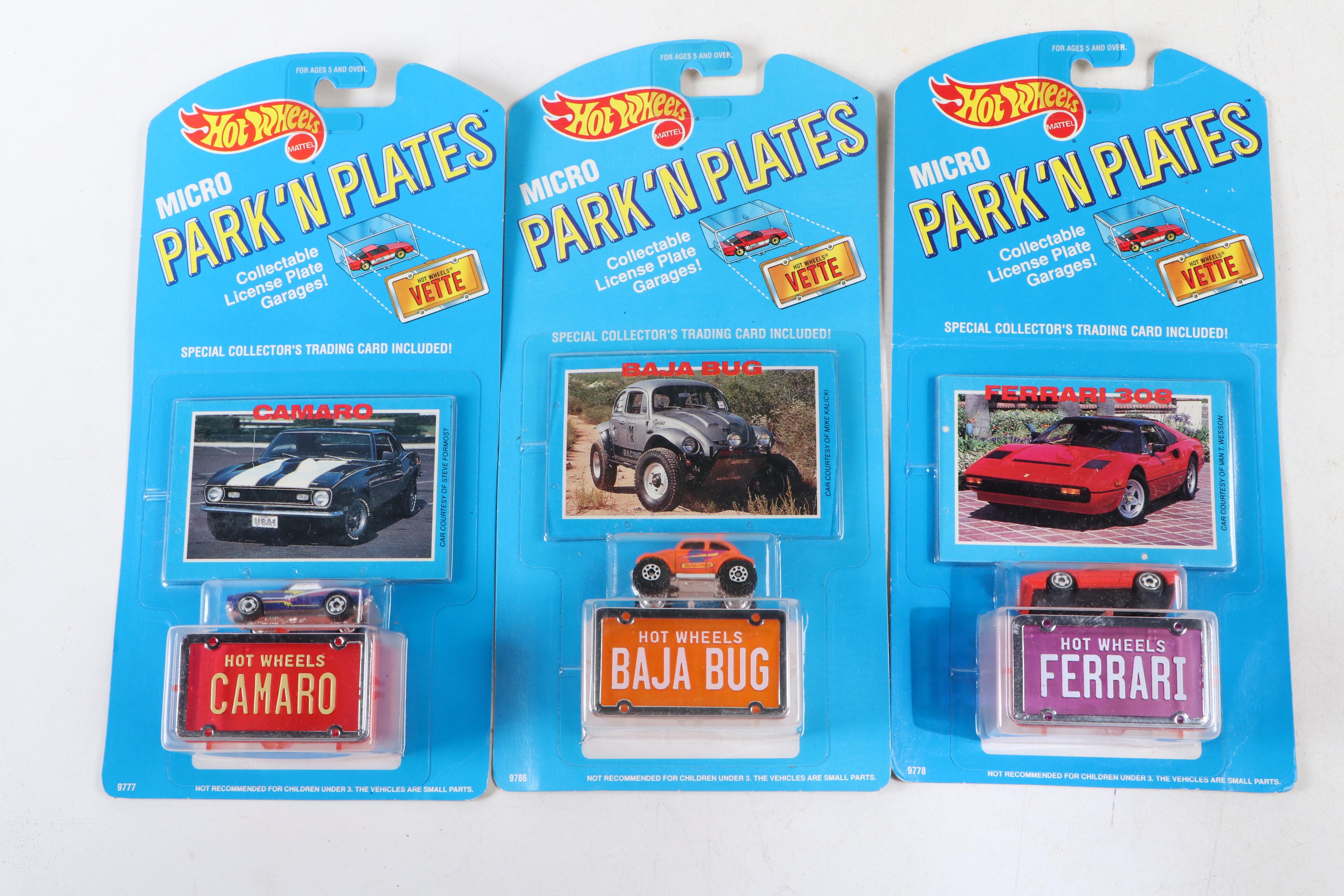 Hot Wheels "Race 'N Show" and "Park 'N Plates" Toy Cars and More, 1989–1990