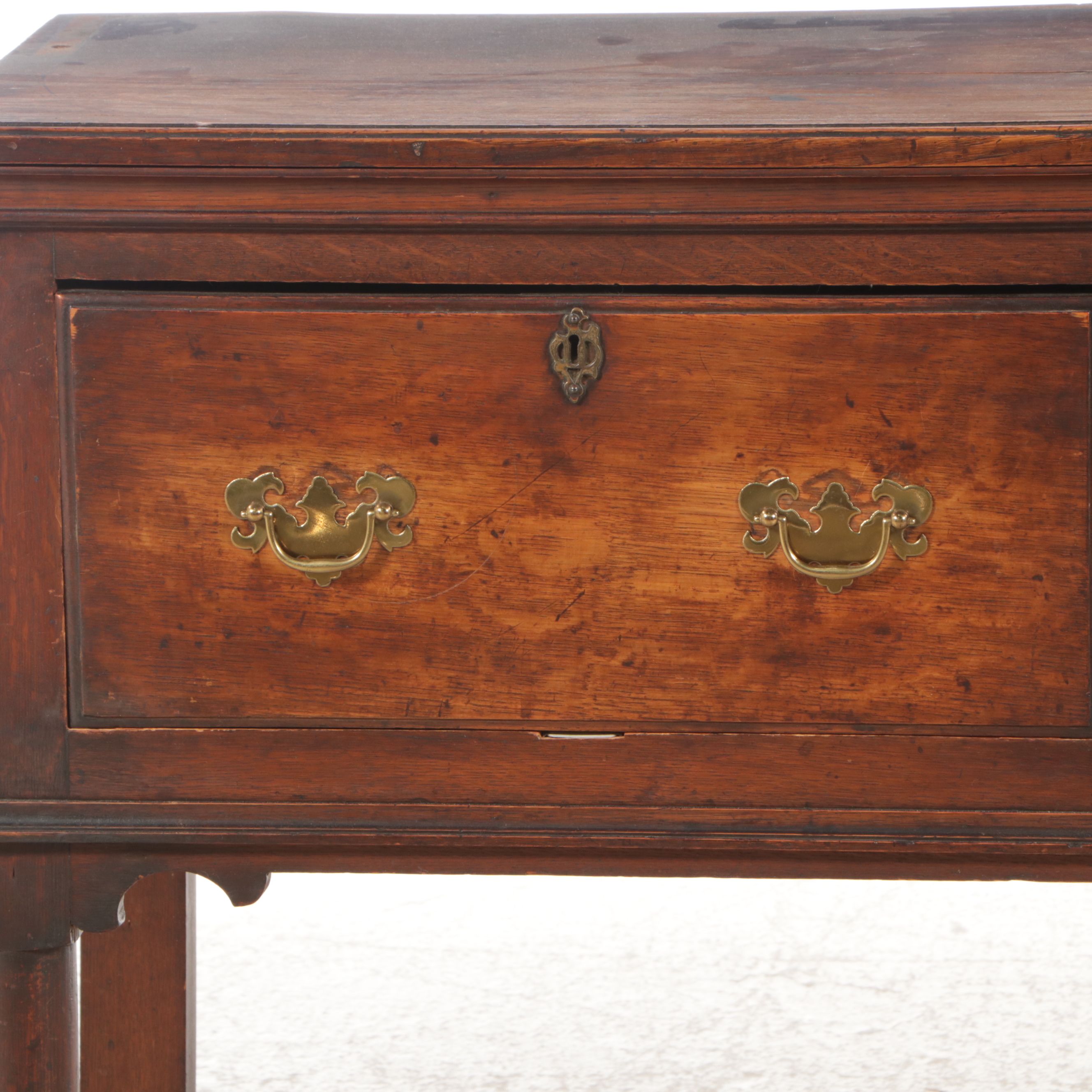 English Georgian Oak Welsh Dresser, 18th–Early 19th Century