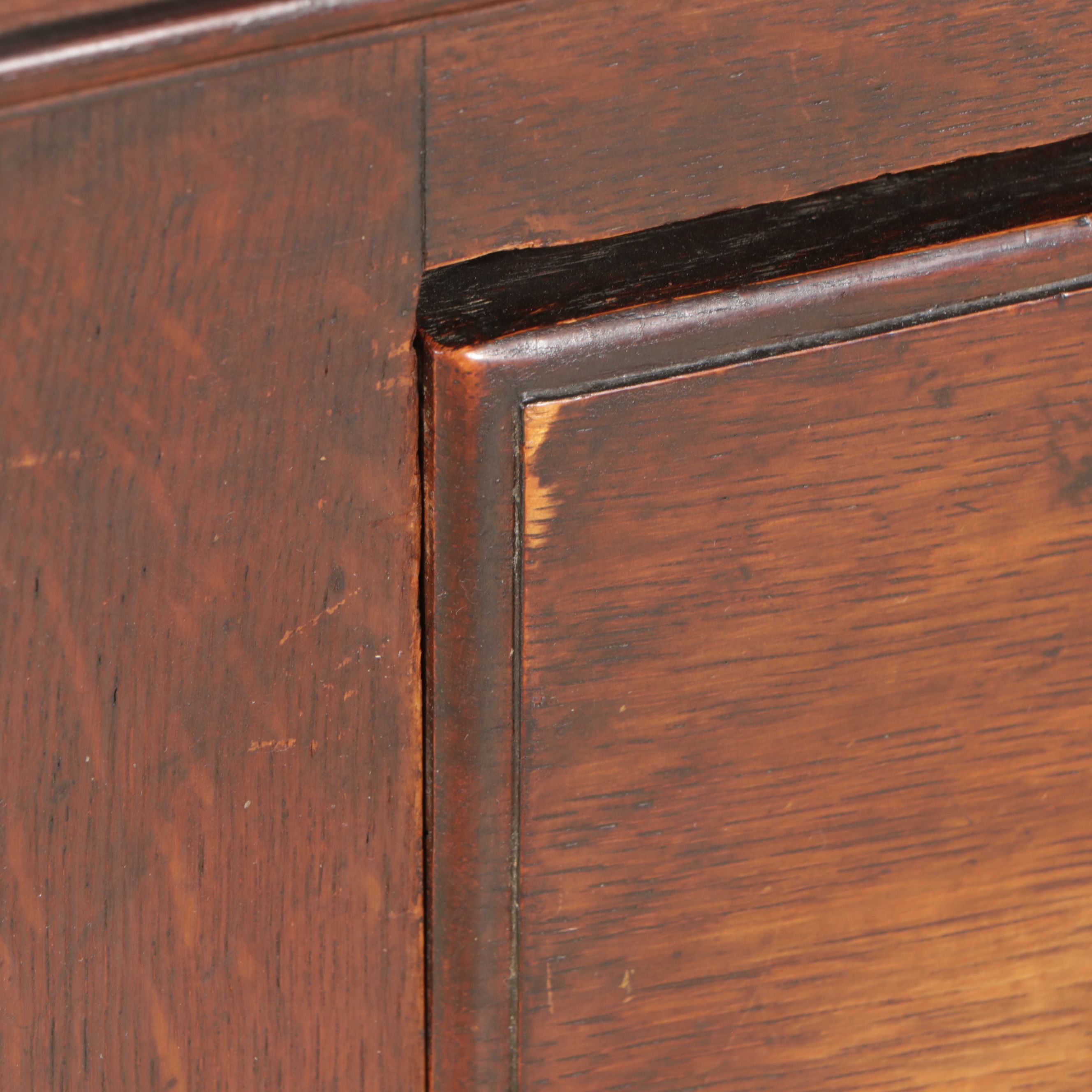 English Georgian Oak Welsh Dresser, 18th–Early 19th Century