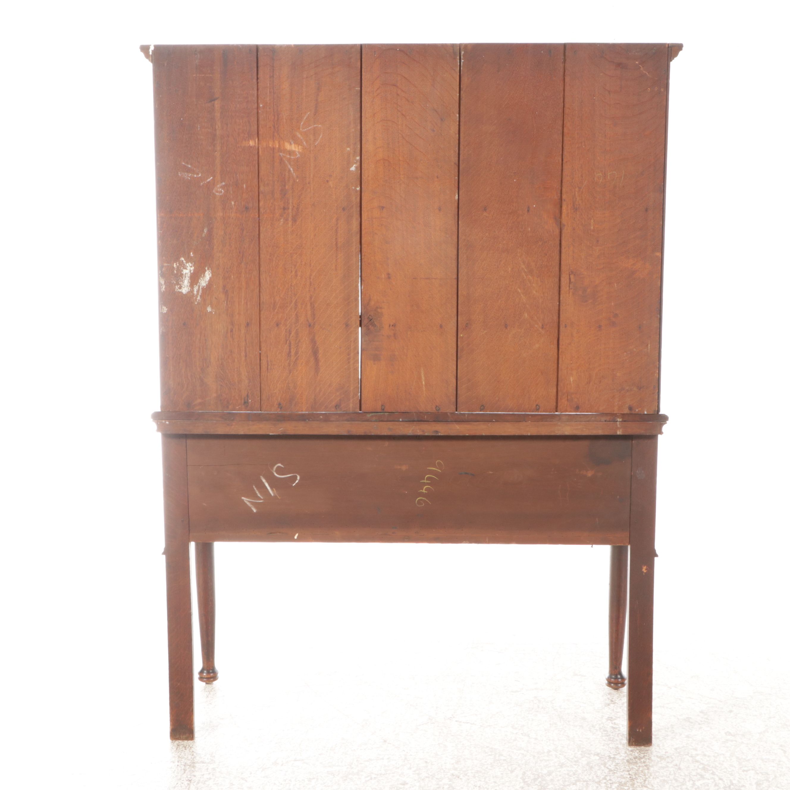 English Georgian Oak Welsh Dresser, 18th–Early 19th Century