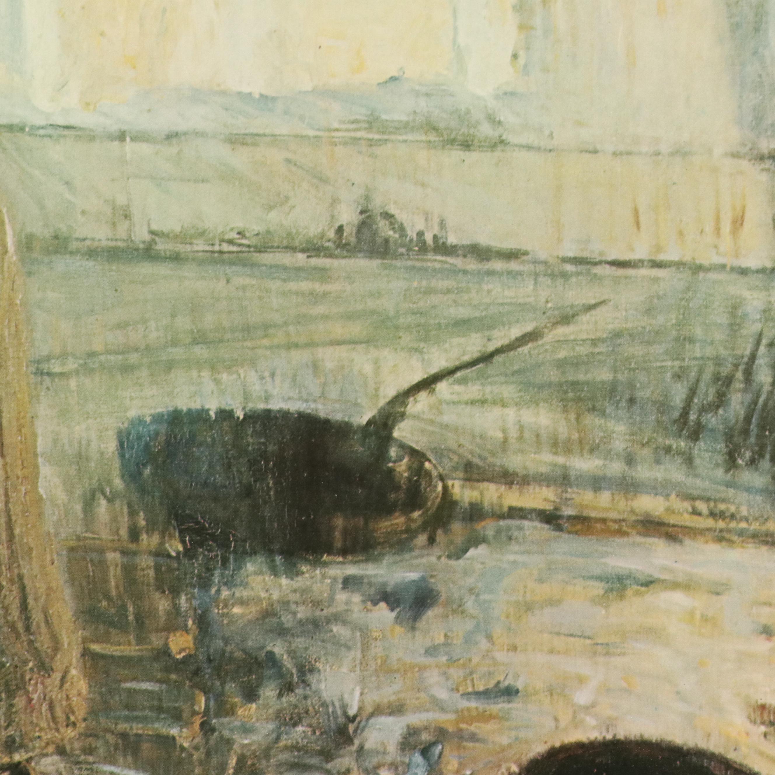 Offset Lithograph After Henry Ossawa Tanner "The Banjo Lesson"