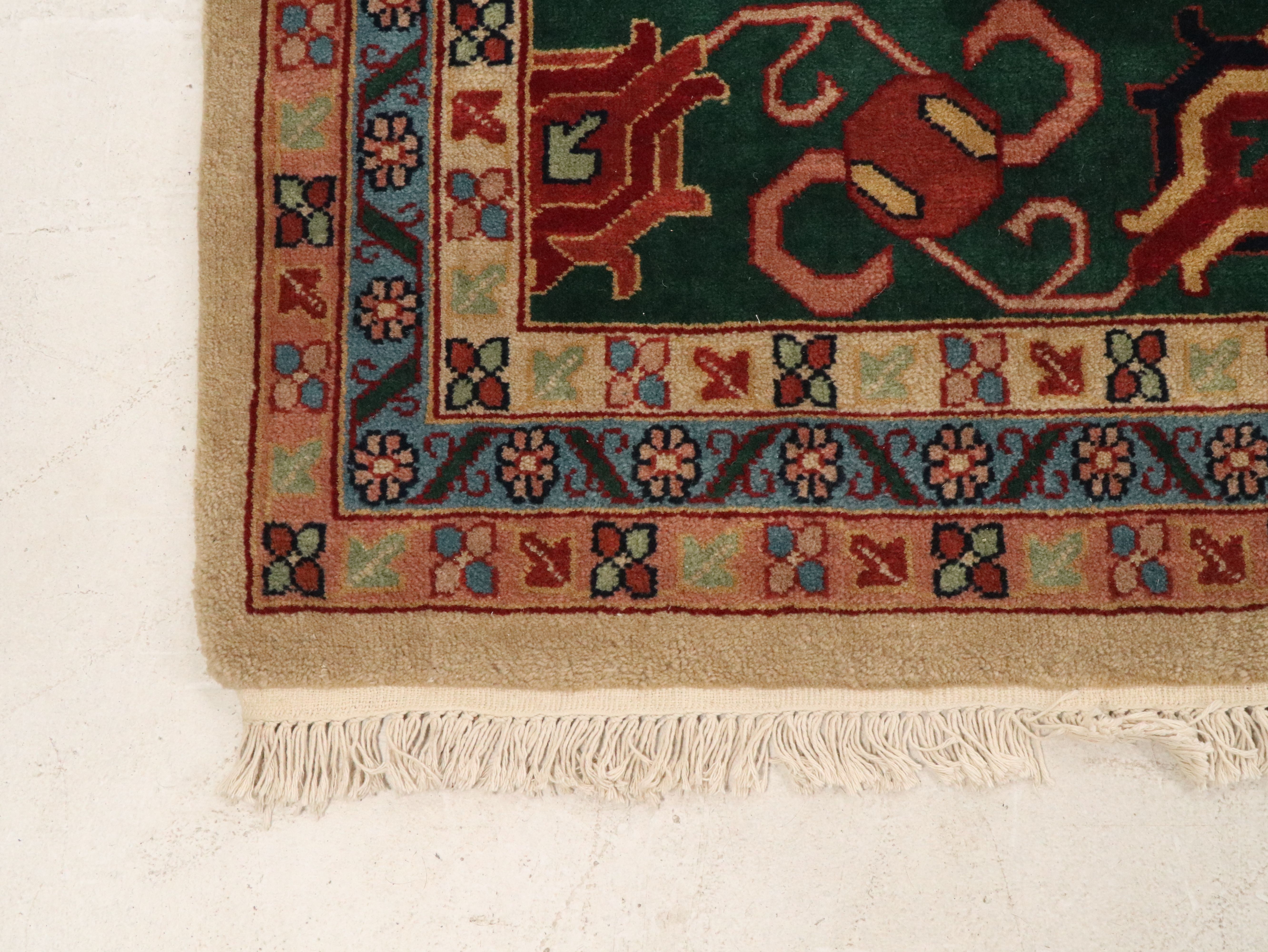 11'11 x 18'5 Hand-Knotted Sino-Persian Heriz Serapi Room-Sized Rug