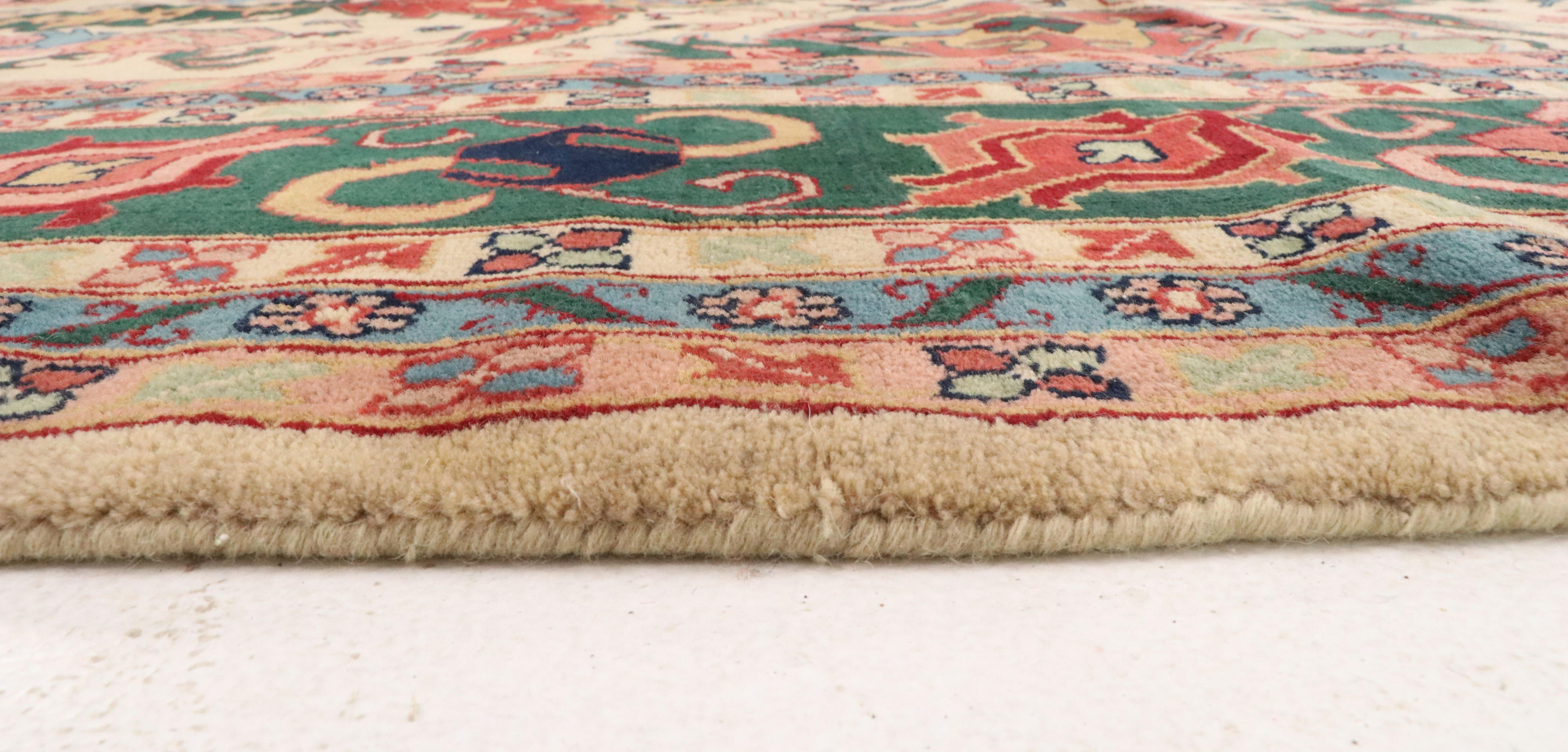 11'11 x 18'5 Hand-Knotted Sino-Persian Heriz Serapi Room-Sized Rug