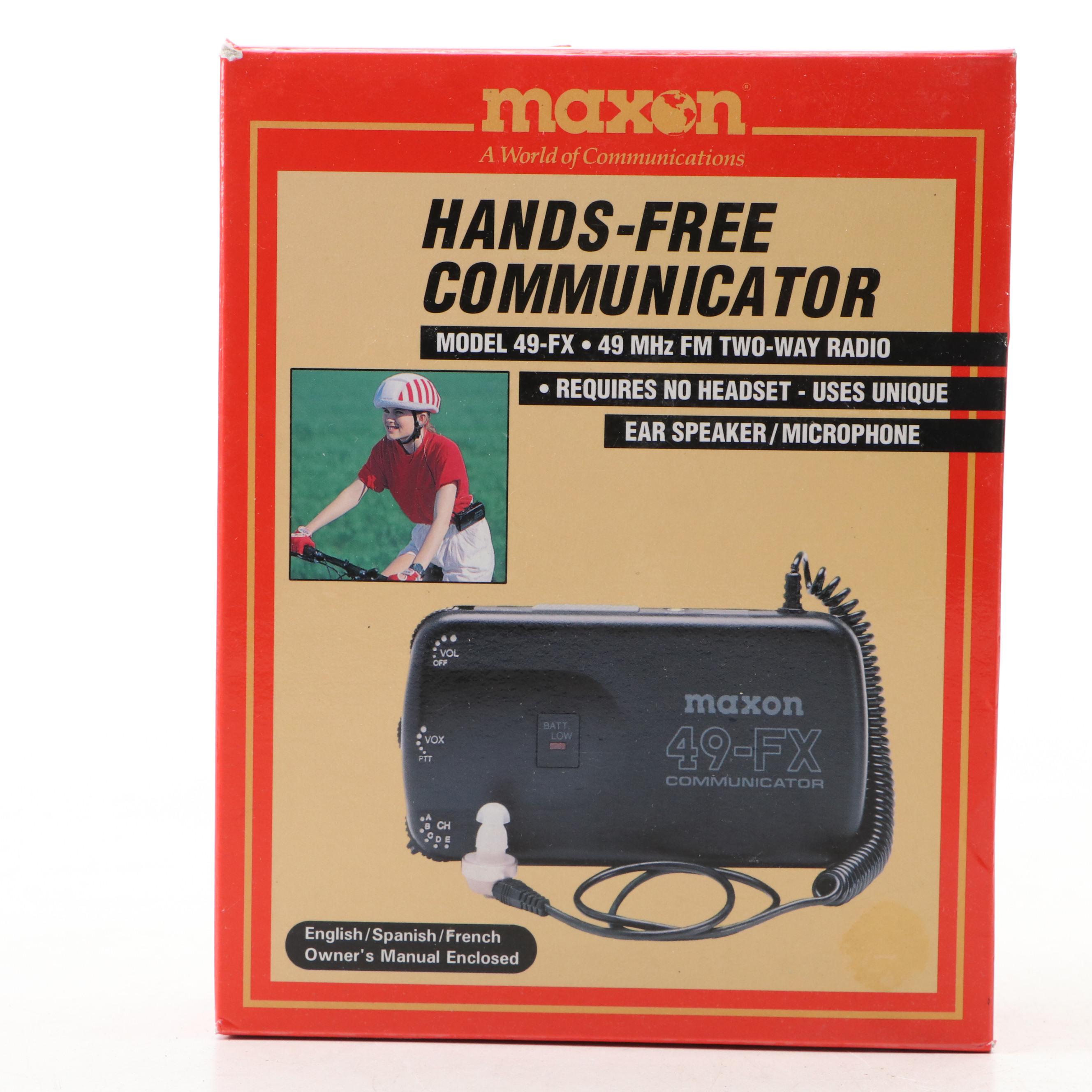 Maxon 49-FX Two-Way Radio with Meade Digital and More Binoculars