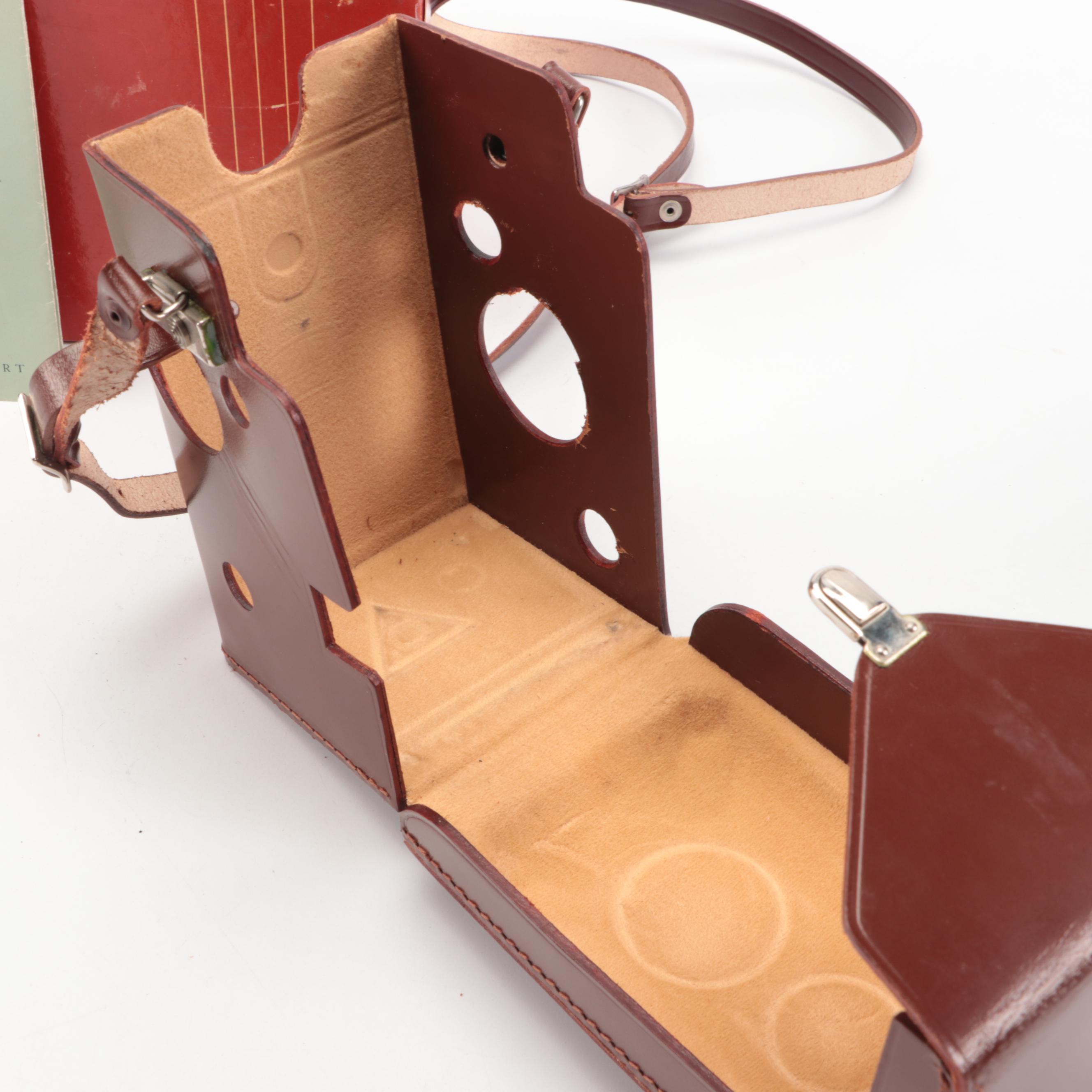 Zeiss Ikon Ikoflex Ic Camera with Leather Eveready Case, Box and Accessories