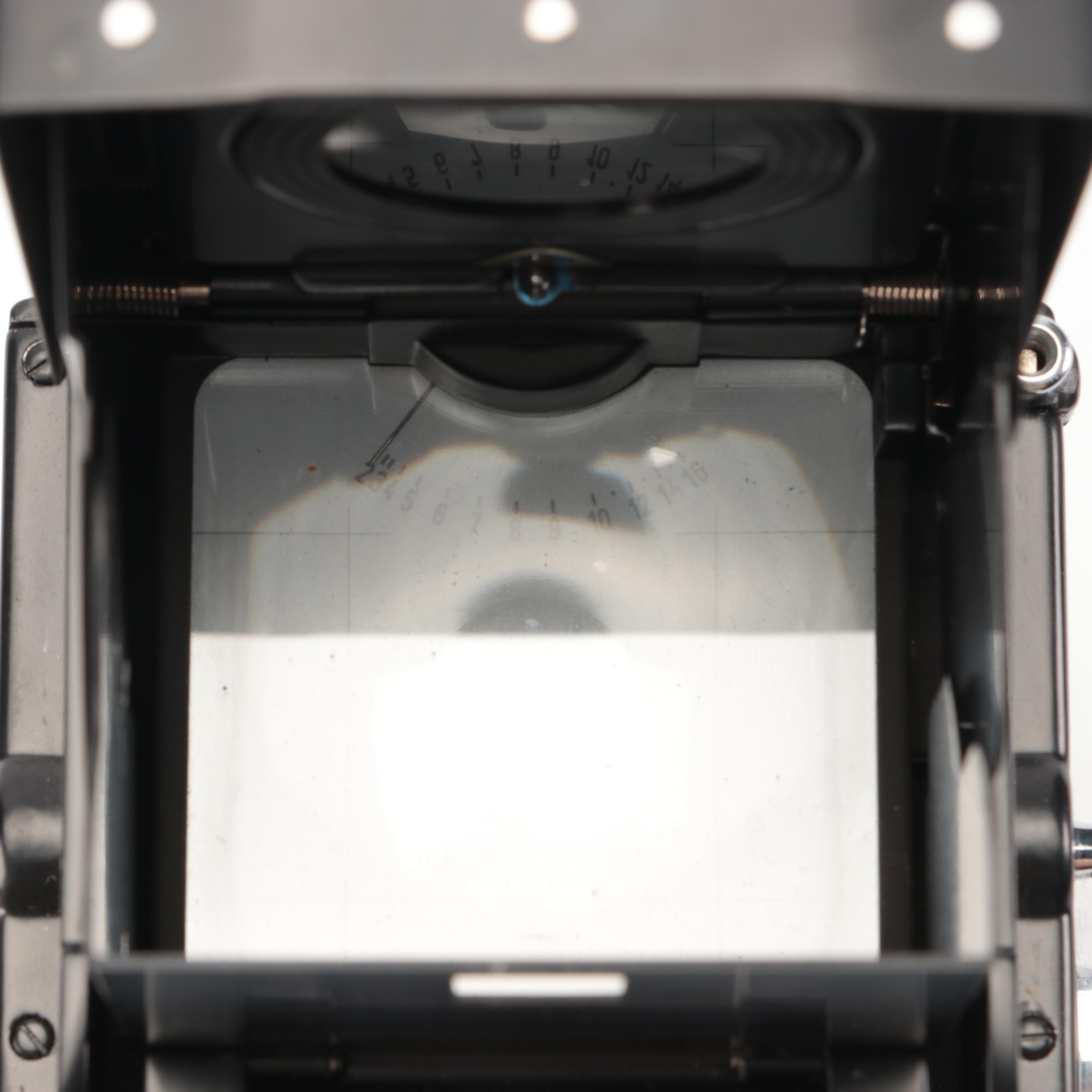 Zeiss Ikon Ikoflex Ic Camera with Leather Eveready Case, Box and Accessories