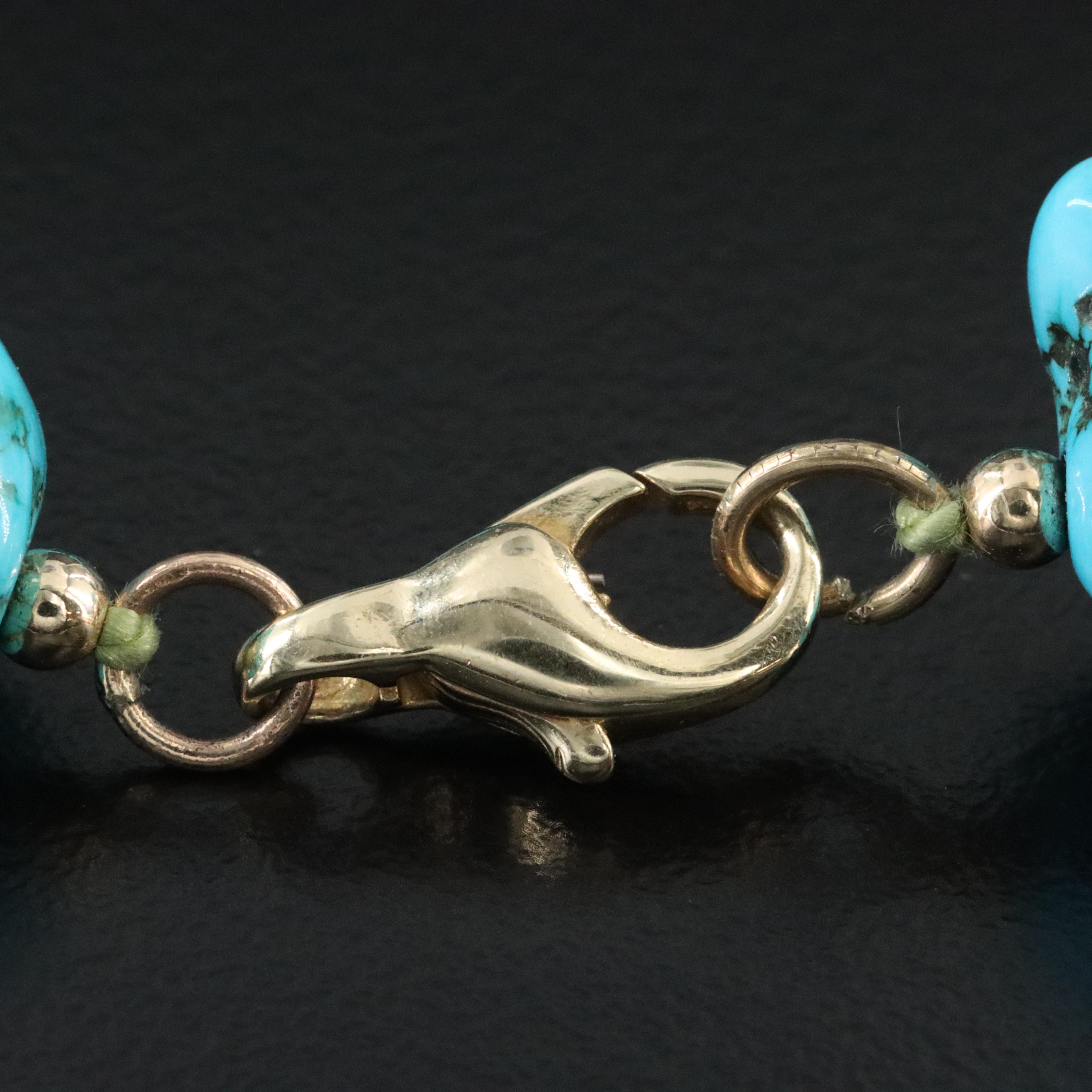 Magnesite Necklace with 14K Clasp