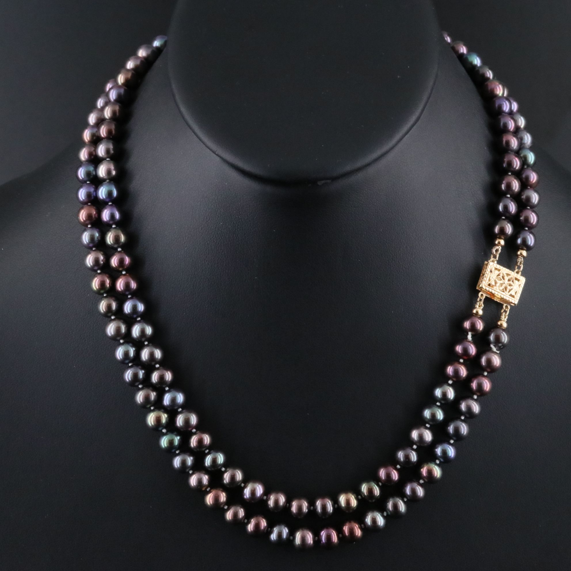 Pearl Necklace with 14K Clasp