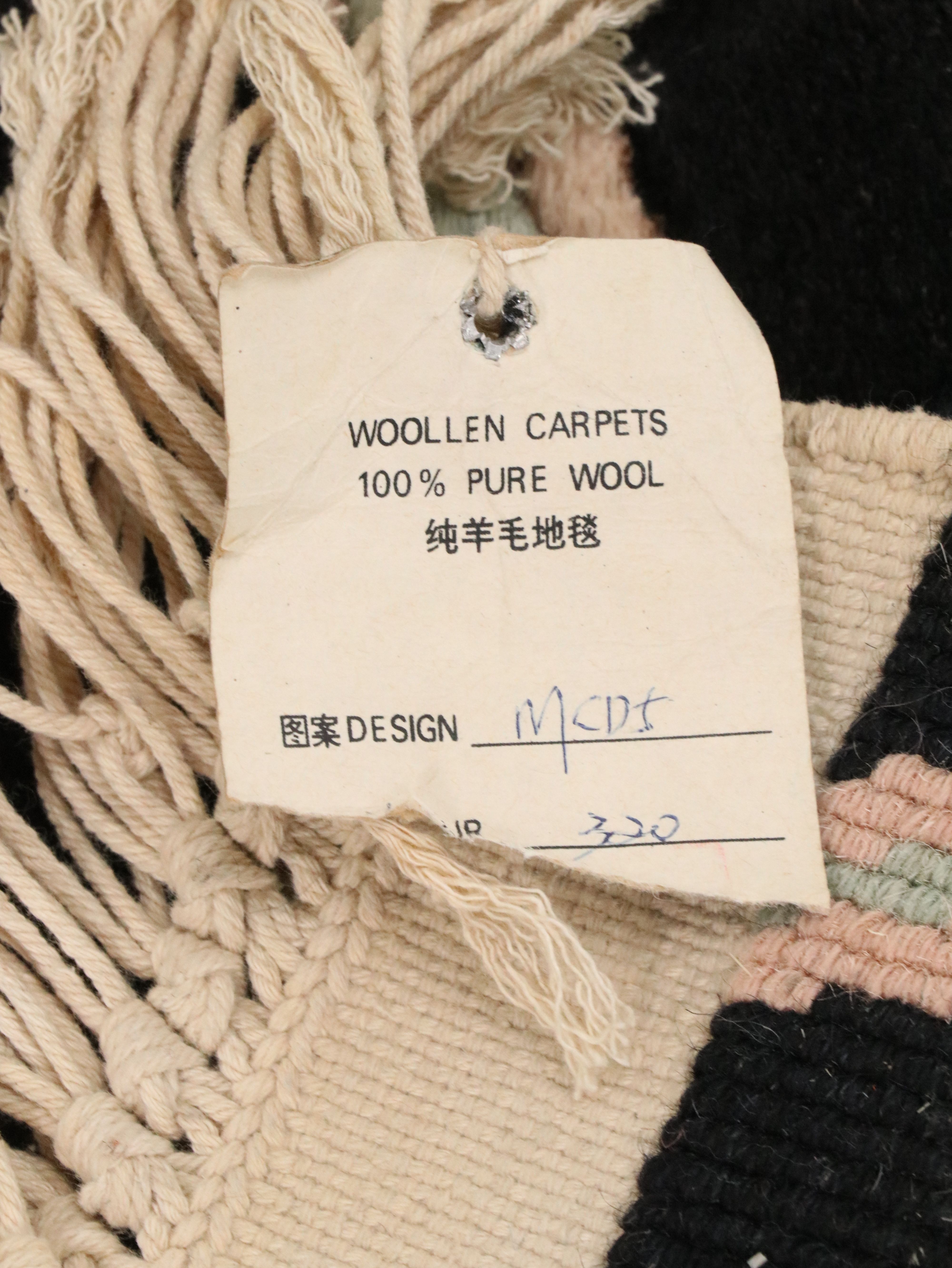 5'6 x 9'3 Hand-Knotted Chinese Floral Area Rug