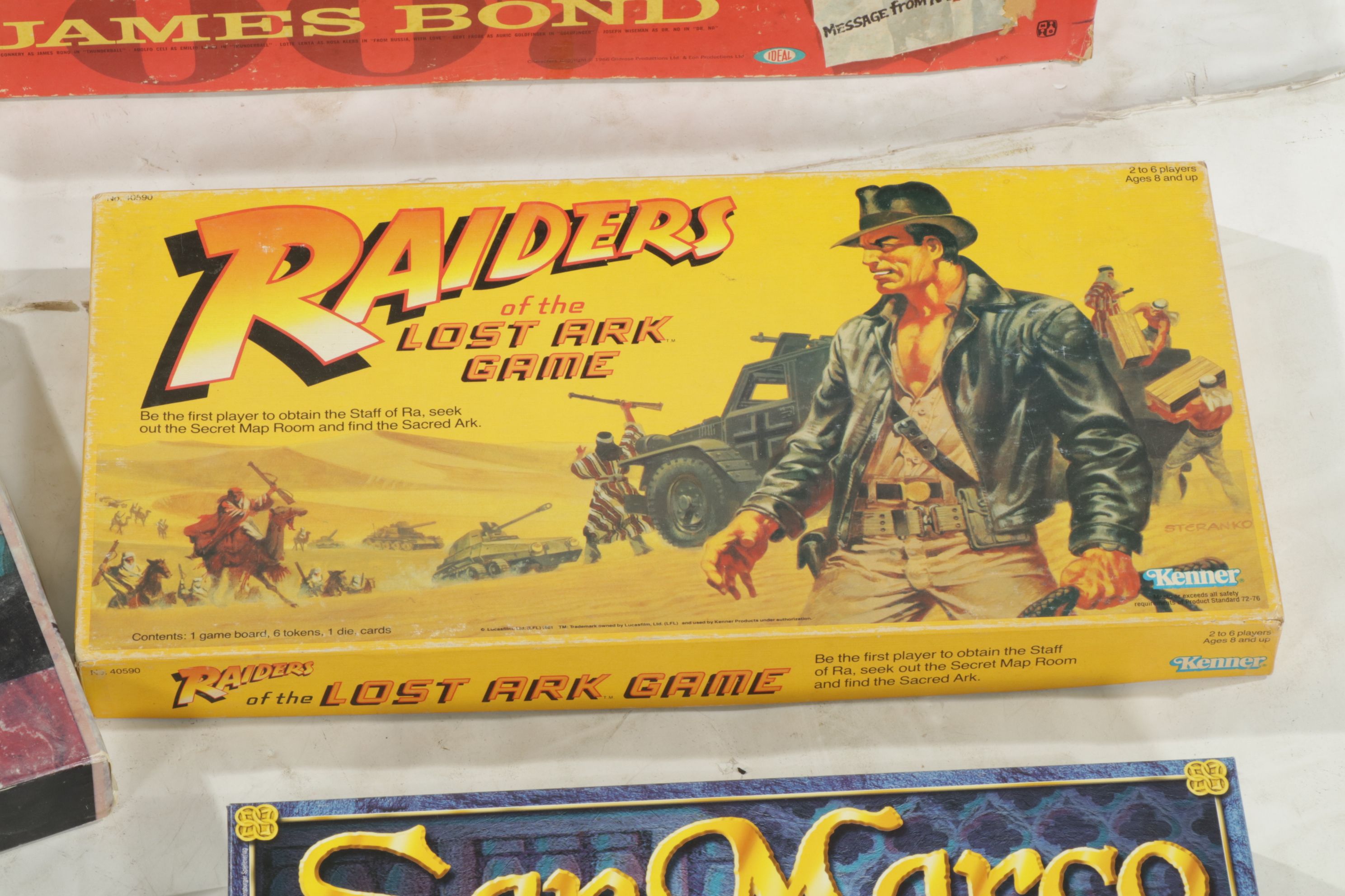 Indiana Jones, James Bond & Other Adventure Board Games