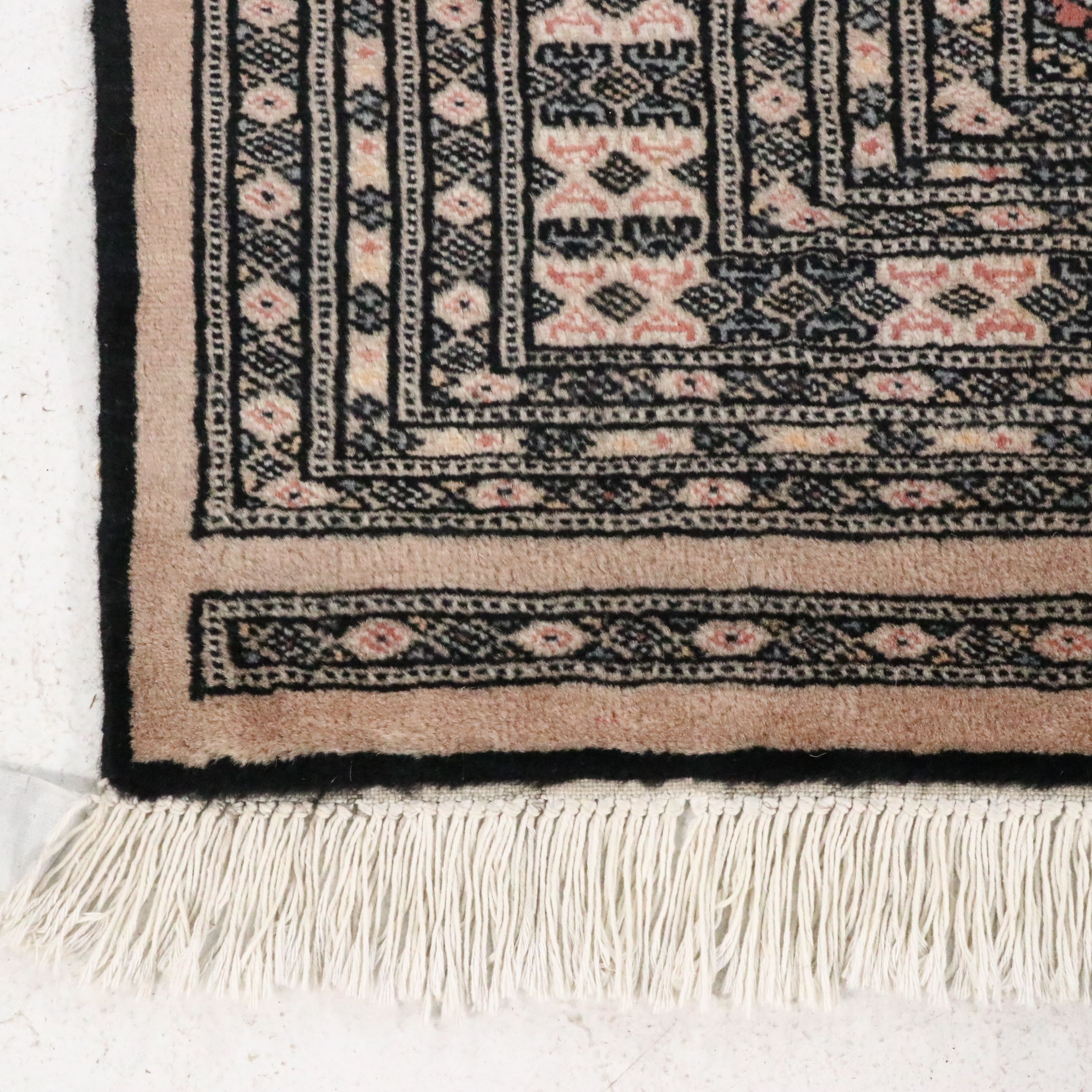 5'4 x 8'1 Hand-Knotted Pakistani Bokhara Area Rug