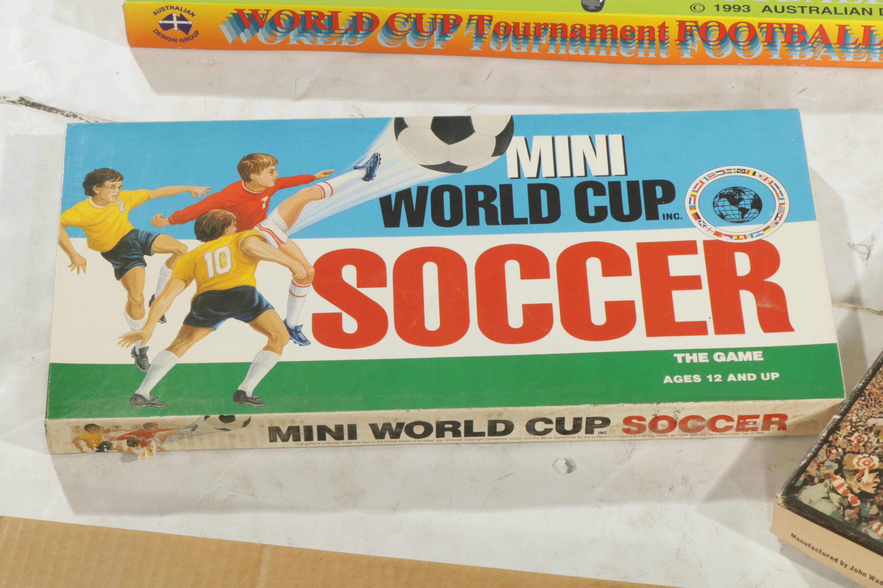 "Mini World Cup Soccer" & Other Soccer Board Games