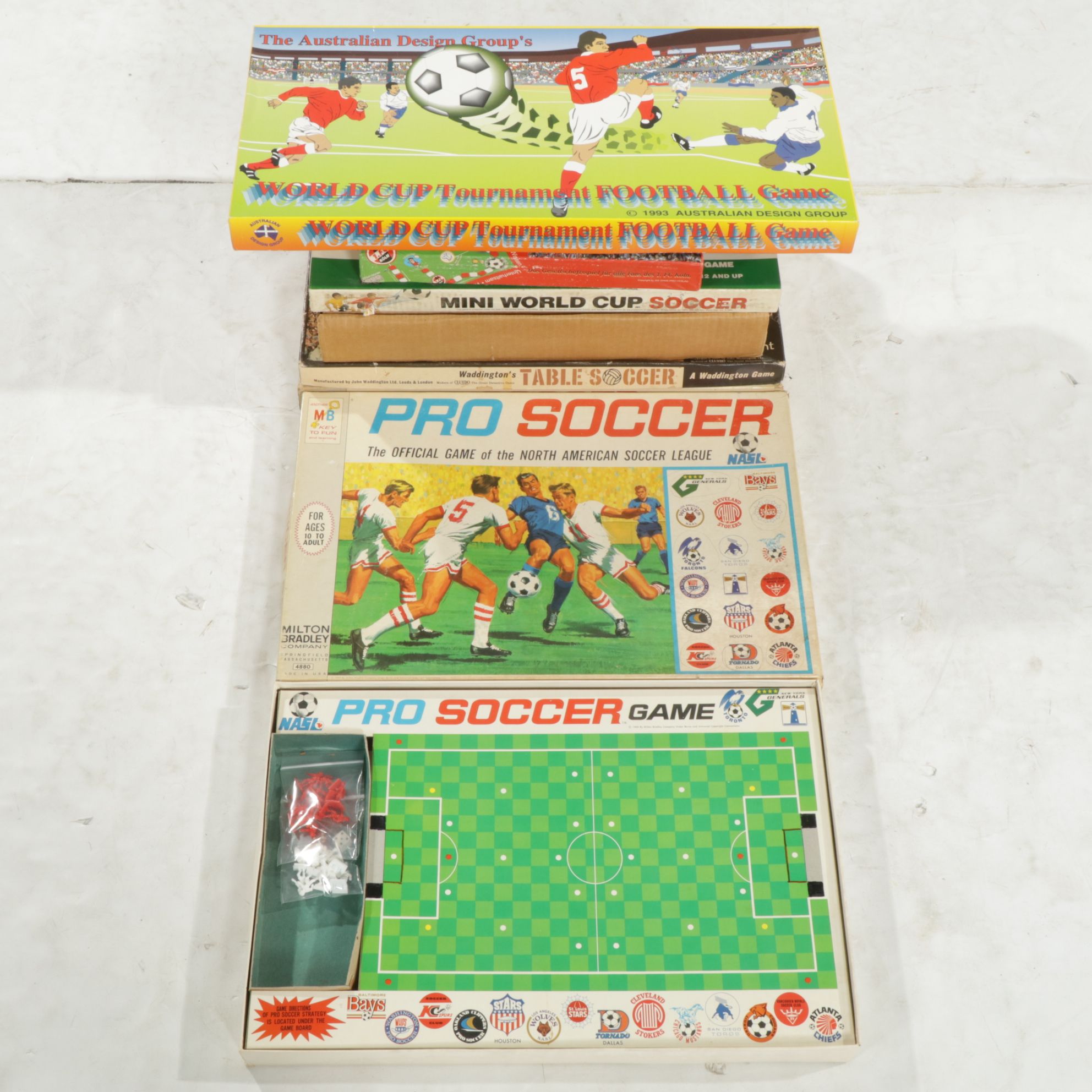 "Mini World Cup Soccer" & Other Soccer Board Games