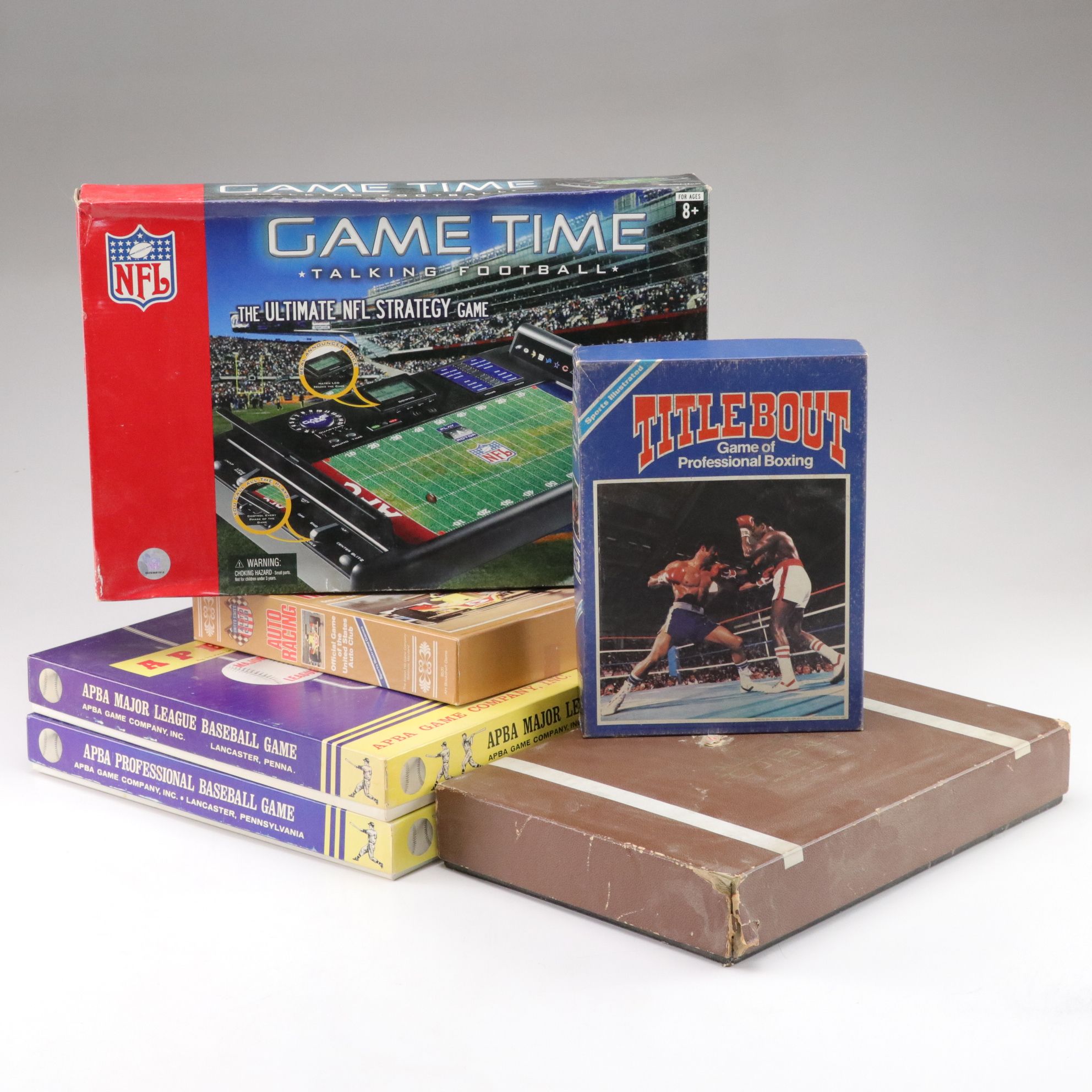 Title Bout, Game Time, Auto Racing and Other Sports Themed Board Games