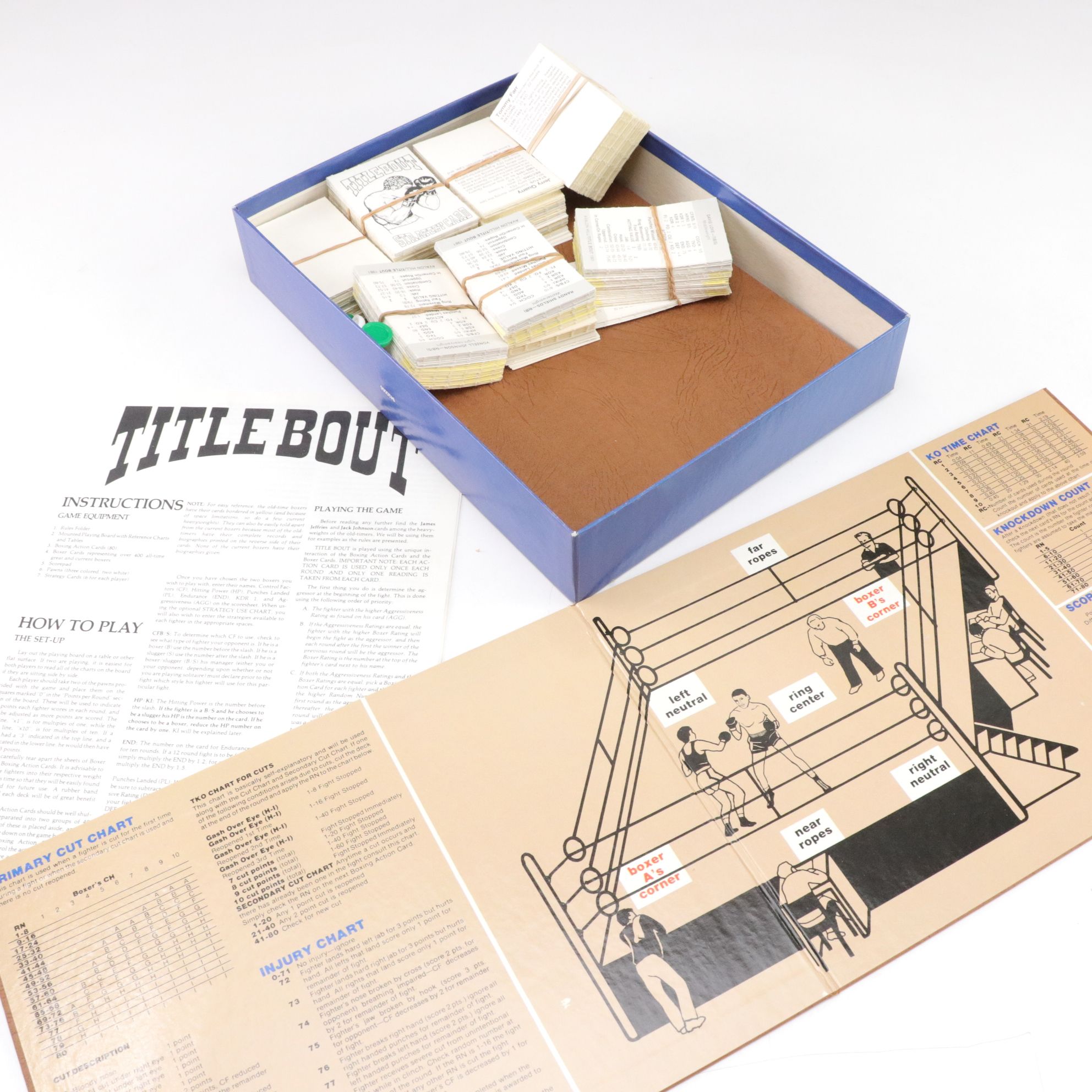 Title Bout, Game Time, Auto Racing and Other Sports Themed Board Games