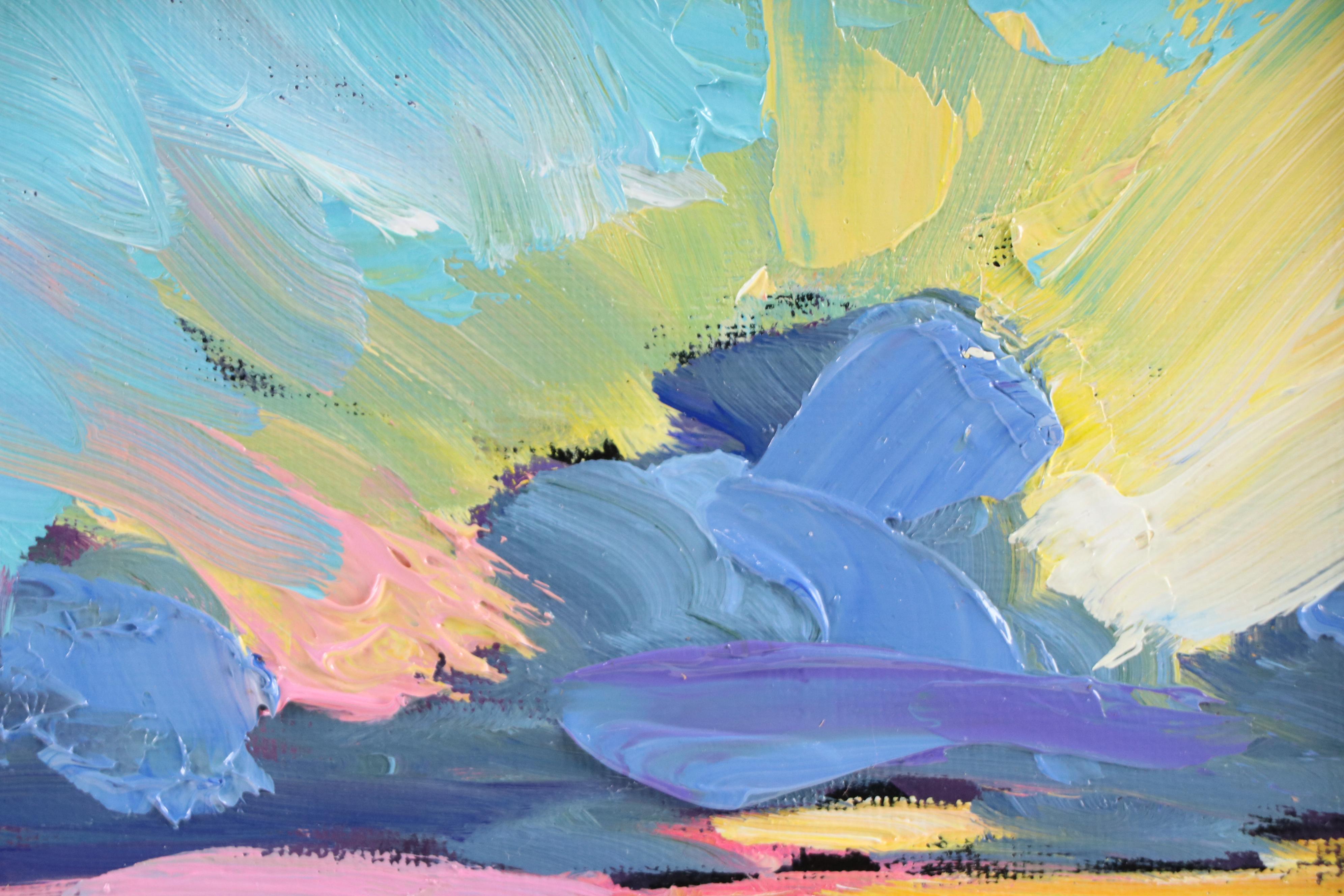 William Hawkins Sunset Landscape Oil Painting, 21st Century