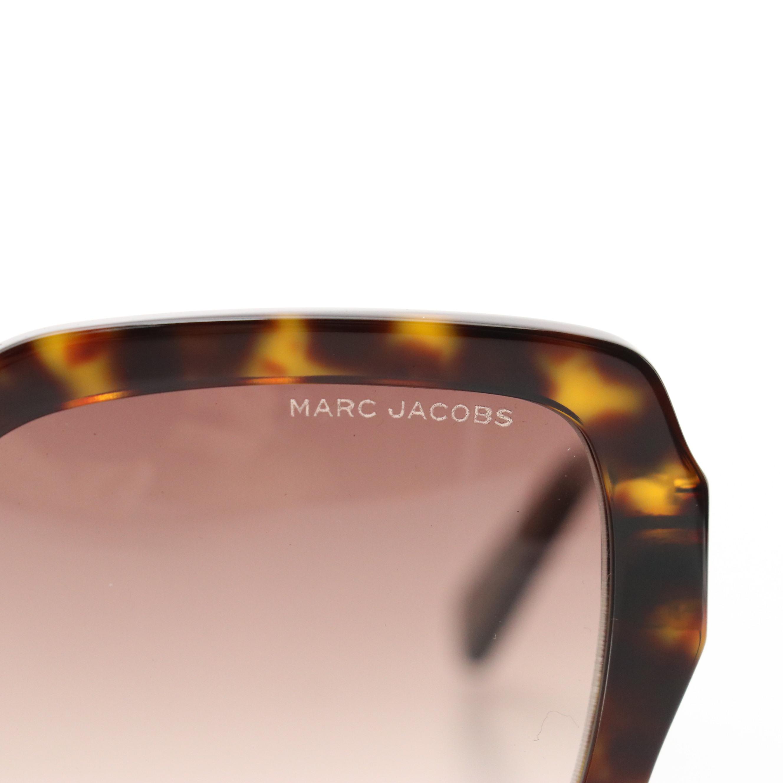 Marc Jacobs MARC652/S Brown Havana Square Sunglasses with Case