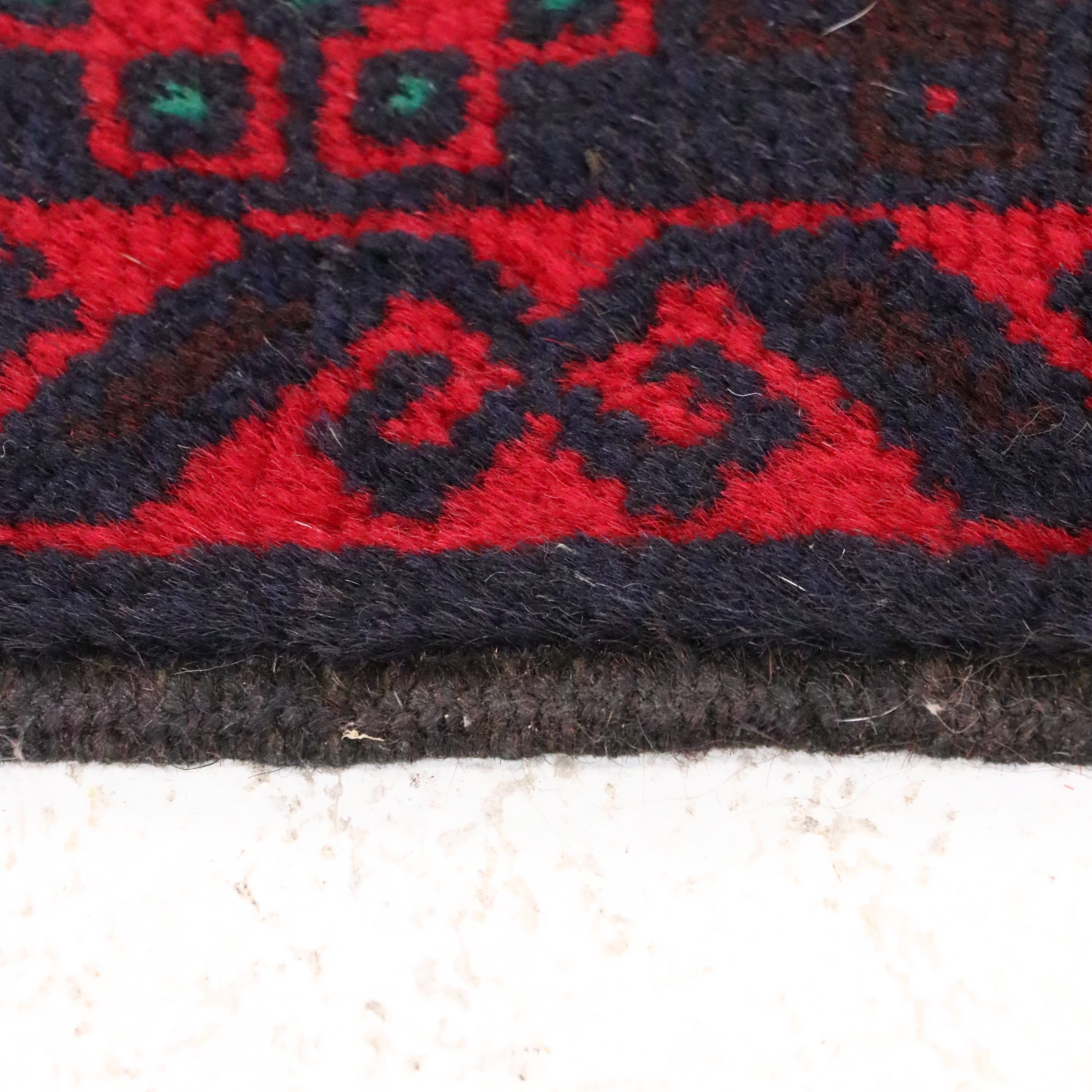 3'4 x 6'6 Hand-Knotted Afghan Baluch Area Rug
