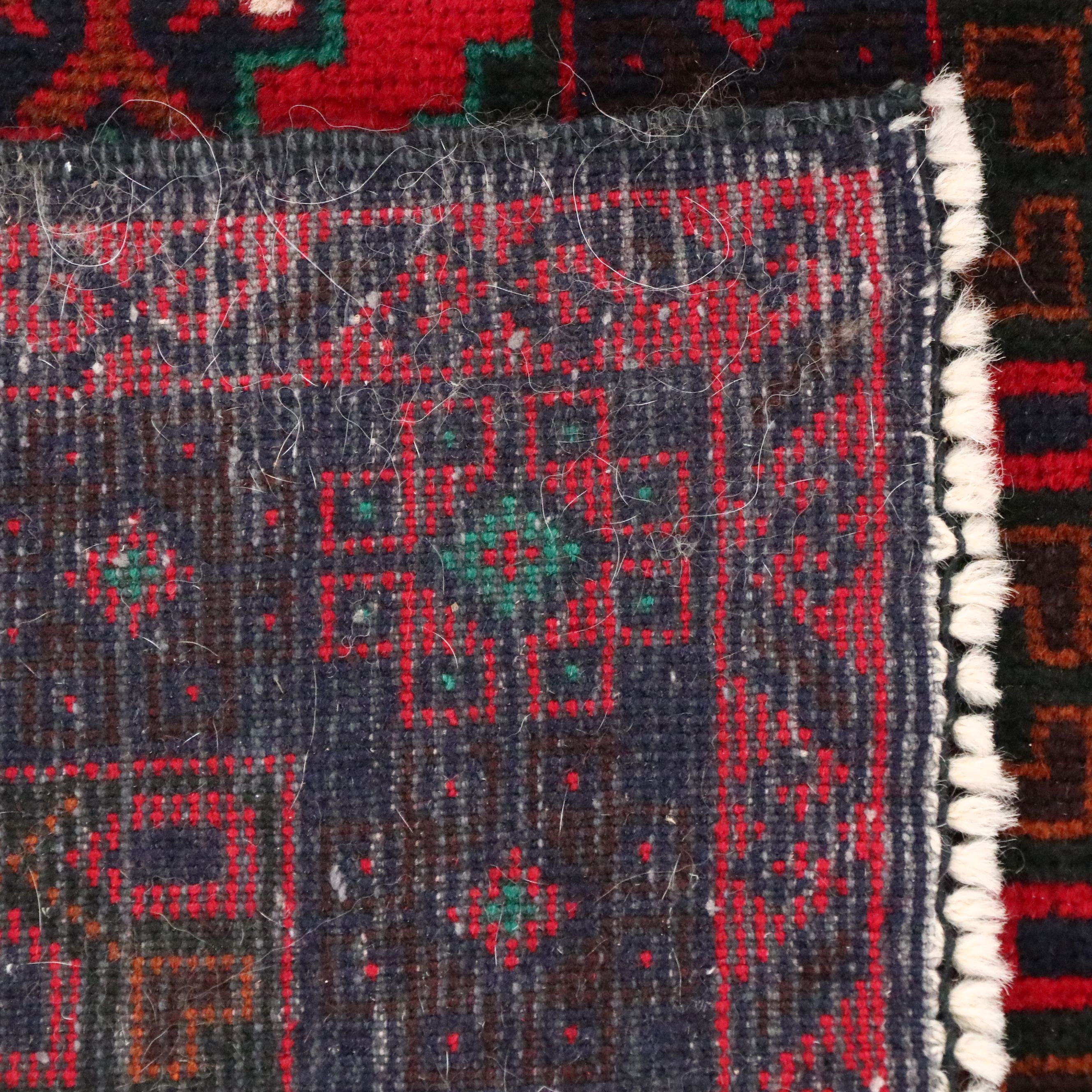 3'4 x 6'6 Hand-Knotted Afghan Baluch Area Rug