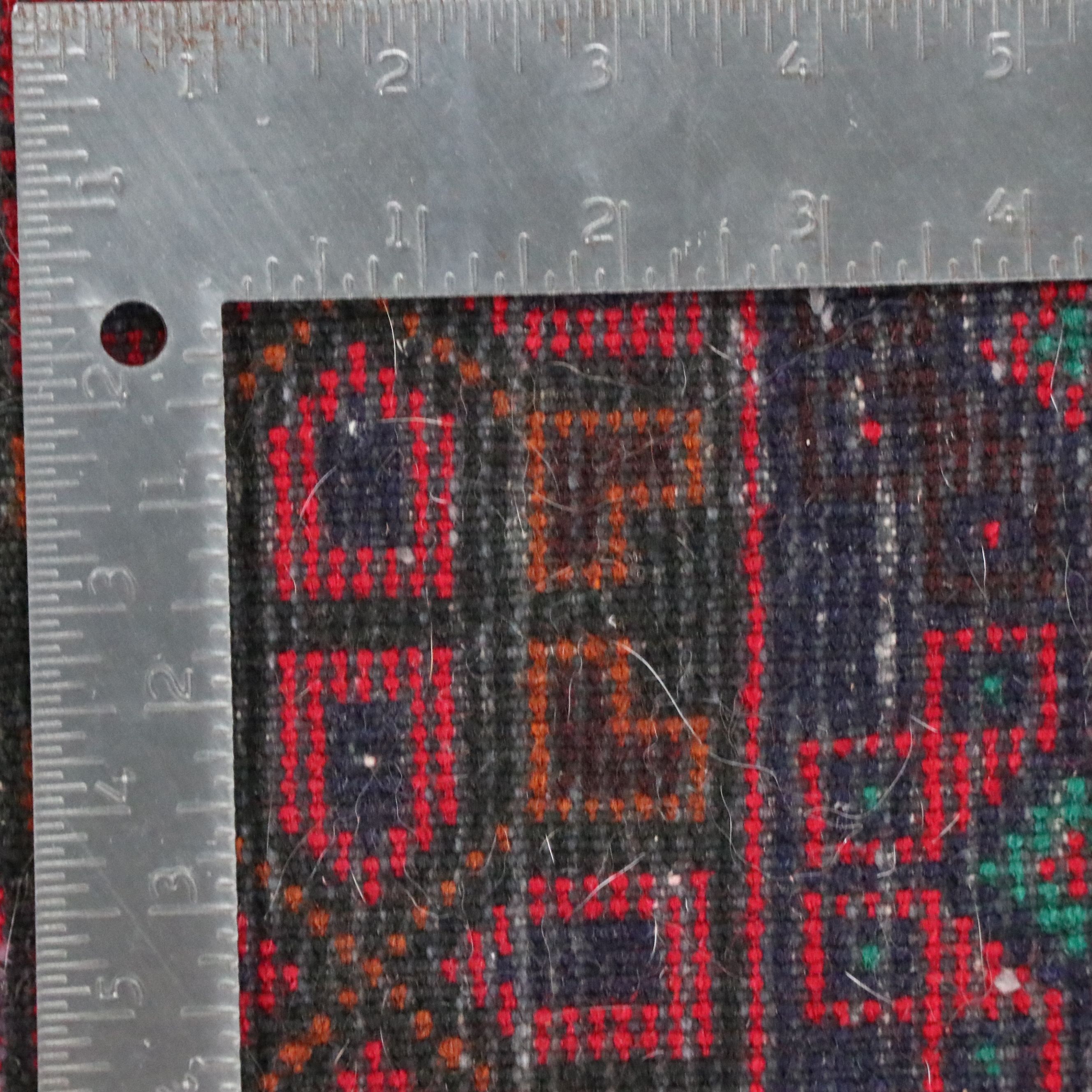 3'4 x 6'6 Hand-Knotted Afghan Baluch Area Rug