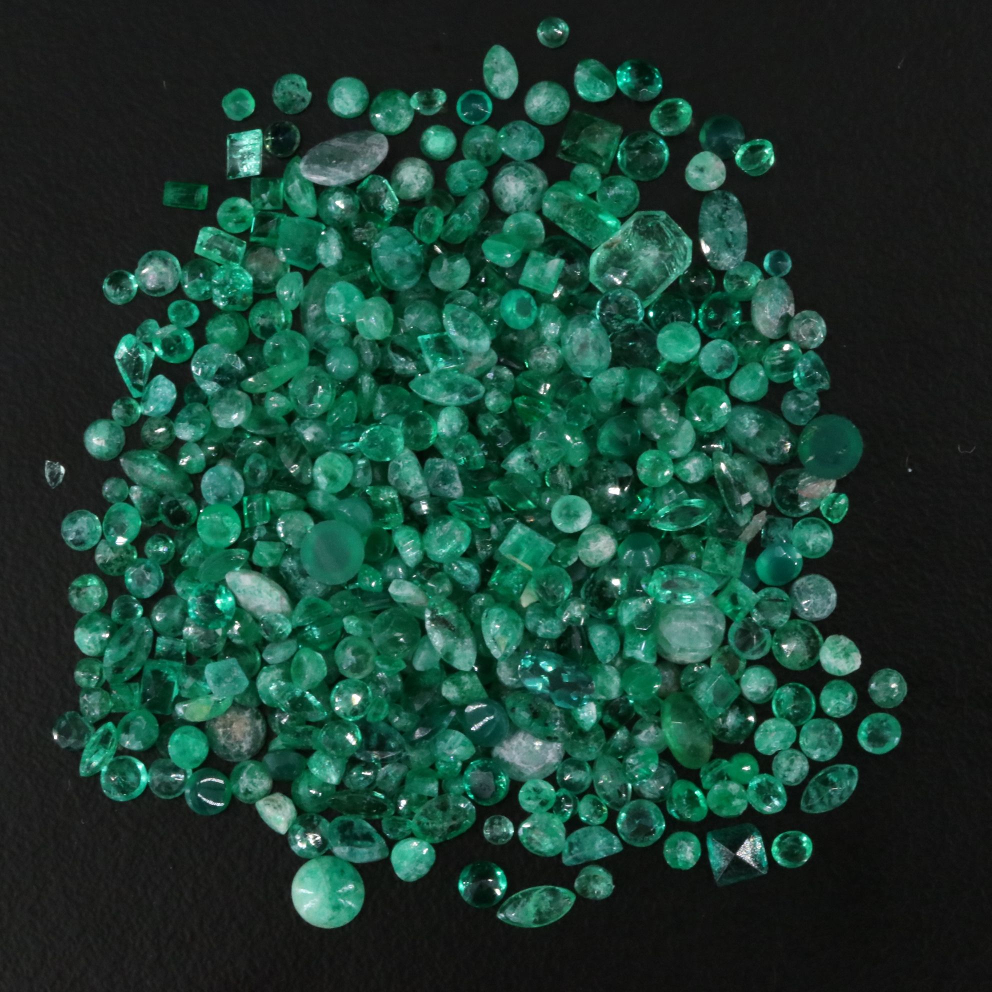 Loose 46.41 CTW Emerald Lot