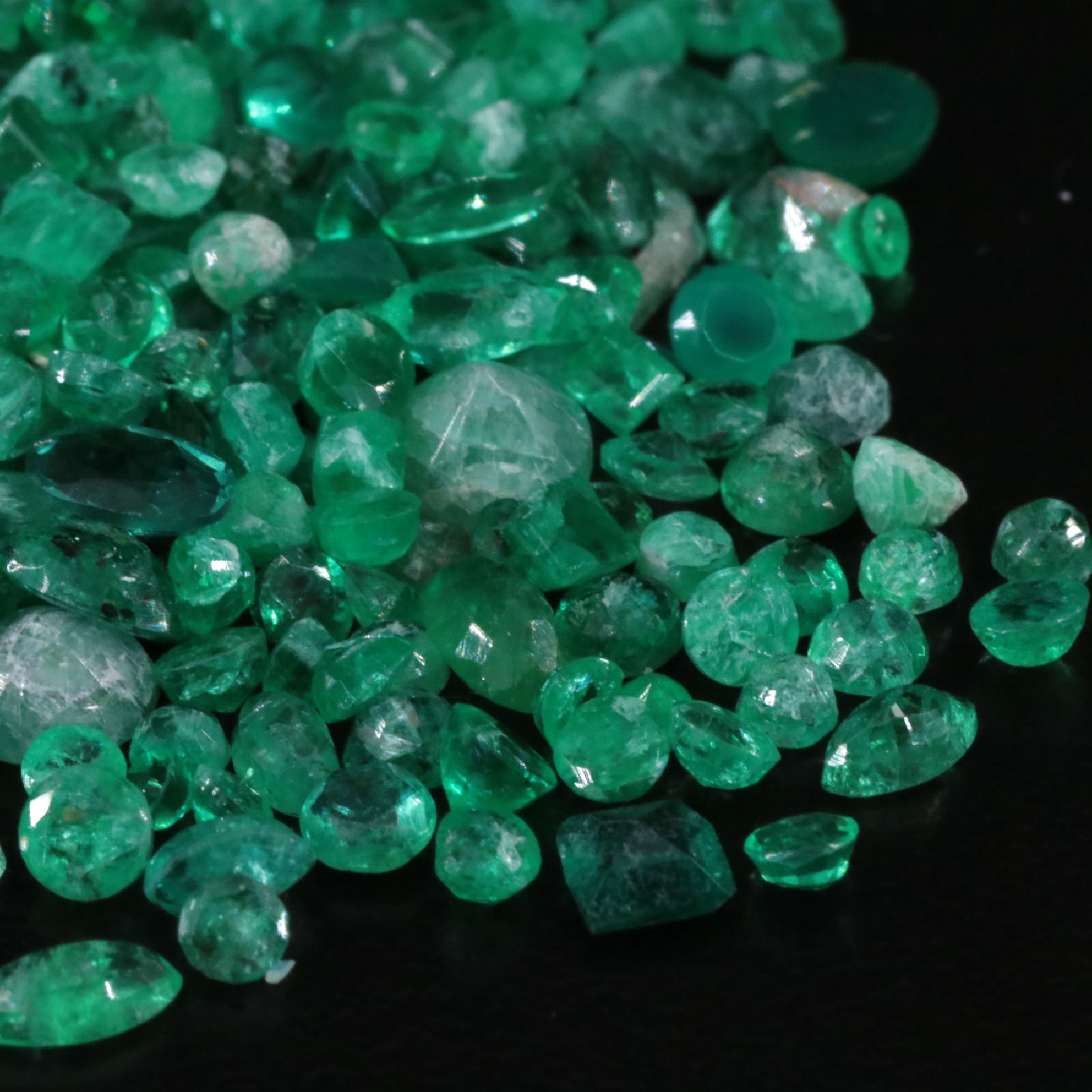 Loose 46.41 CTW Emerald Lot