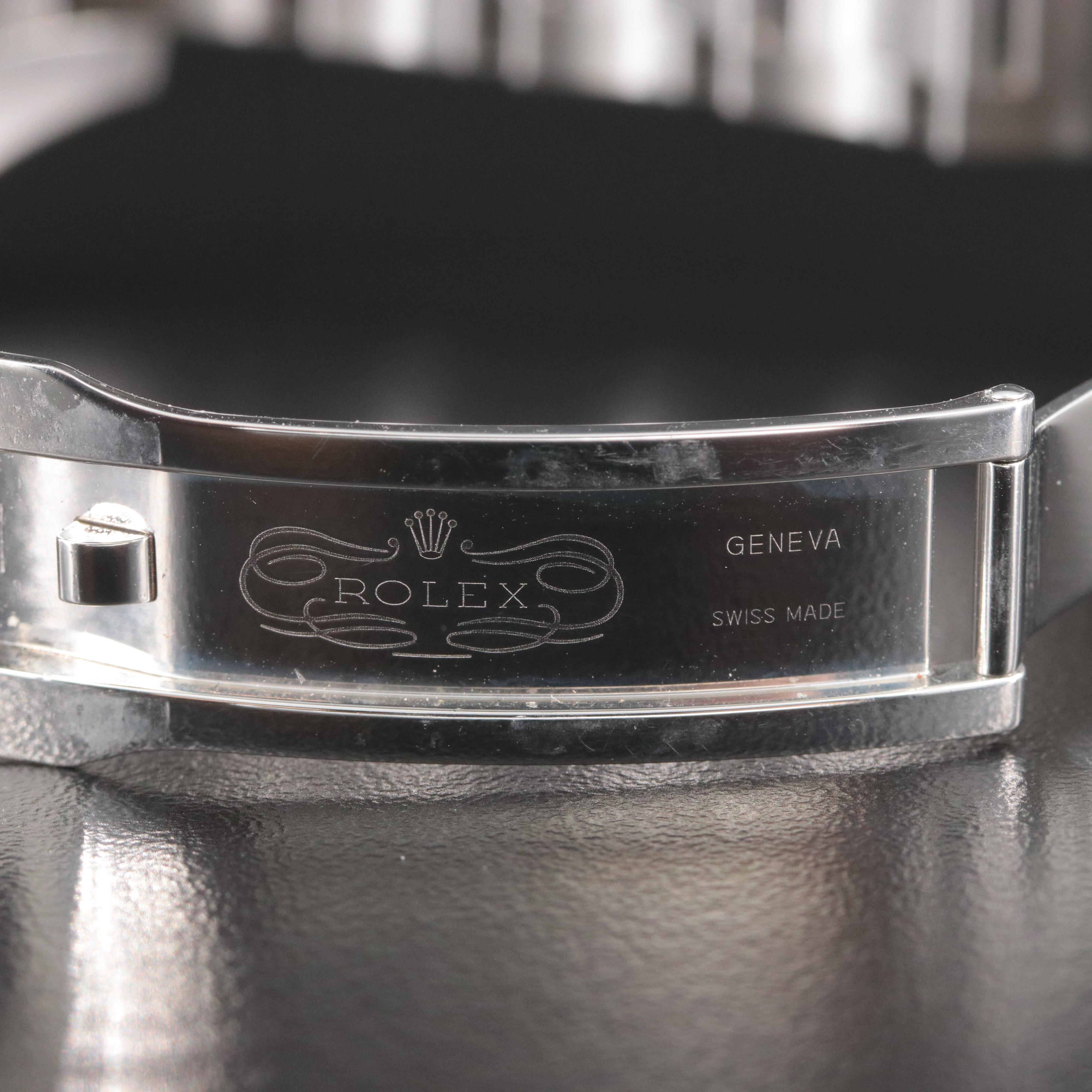 Rolex Milgauss Green Crystal Black Dial 116400V Watch