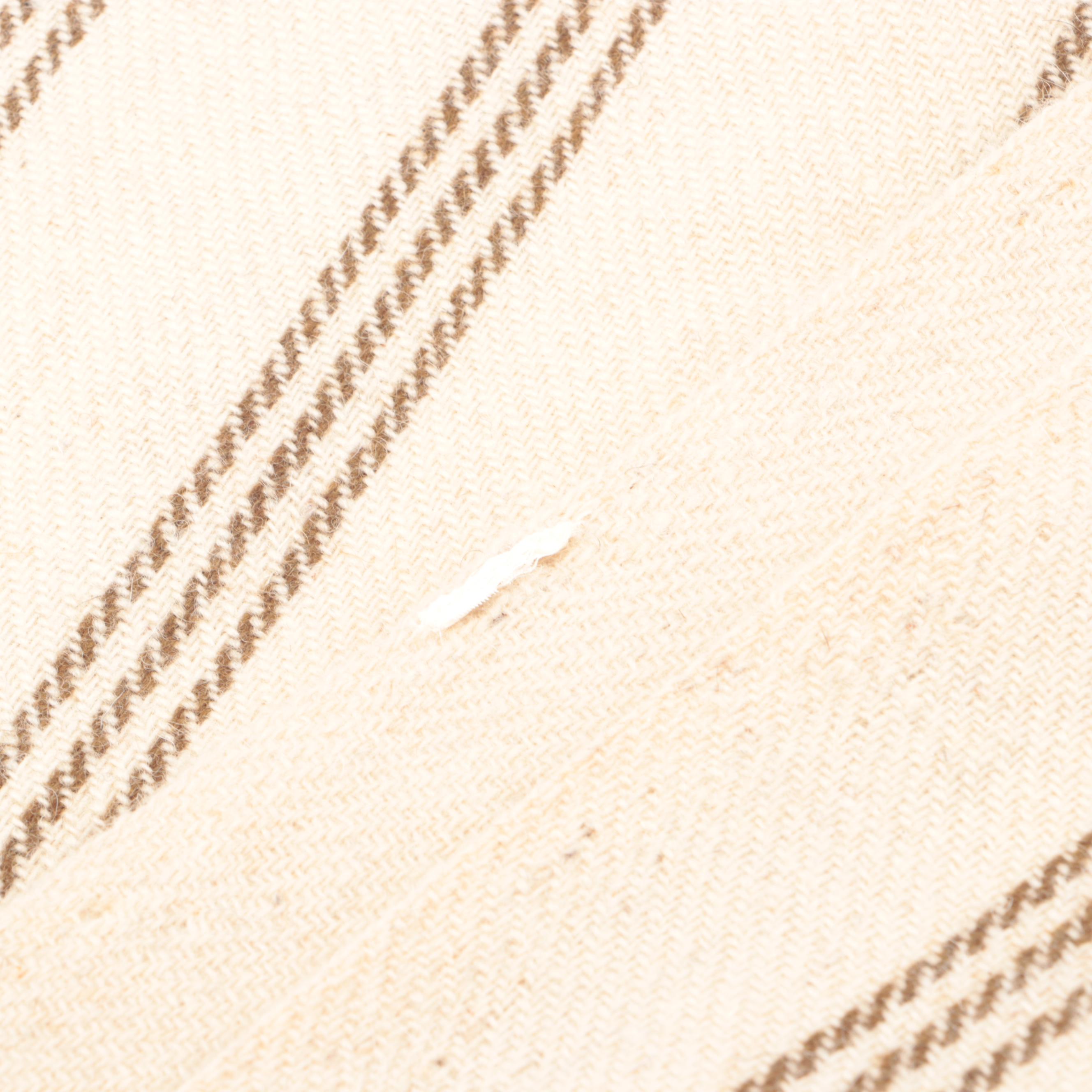 Pair of Felt Rose Pillows, Tobacco Linen Accent Pillows and Heavy Cotton Throws