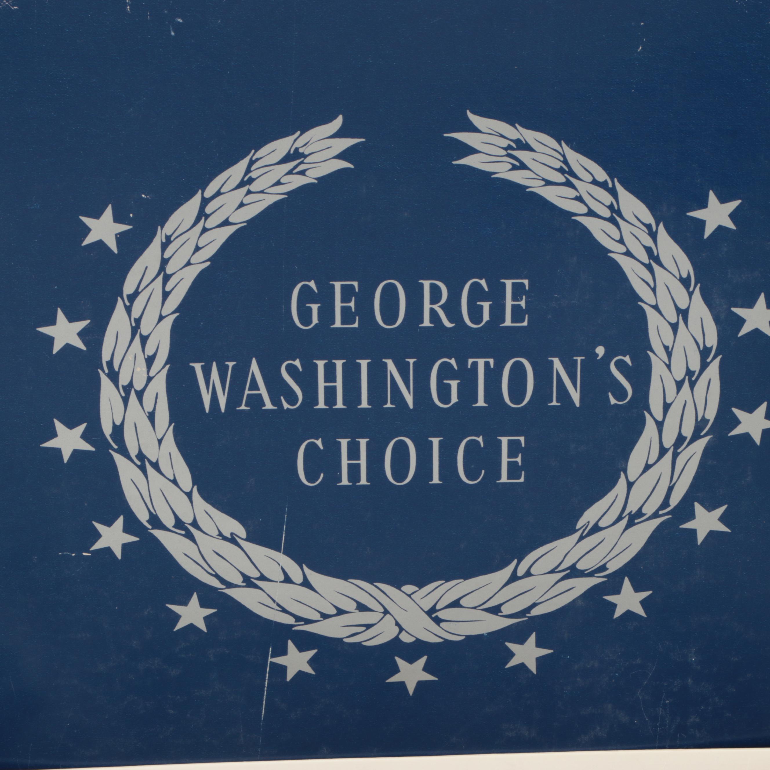 Bates "George Washington's Choice" Chenille Twin Size Bedspreads