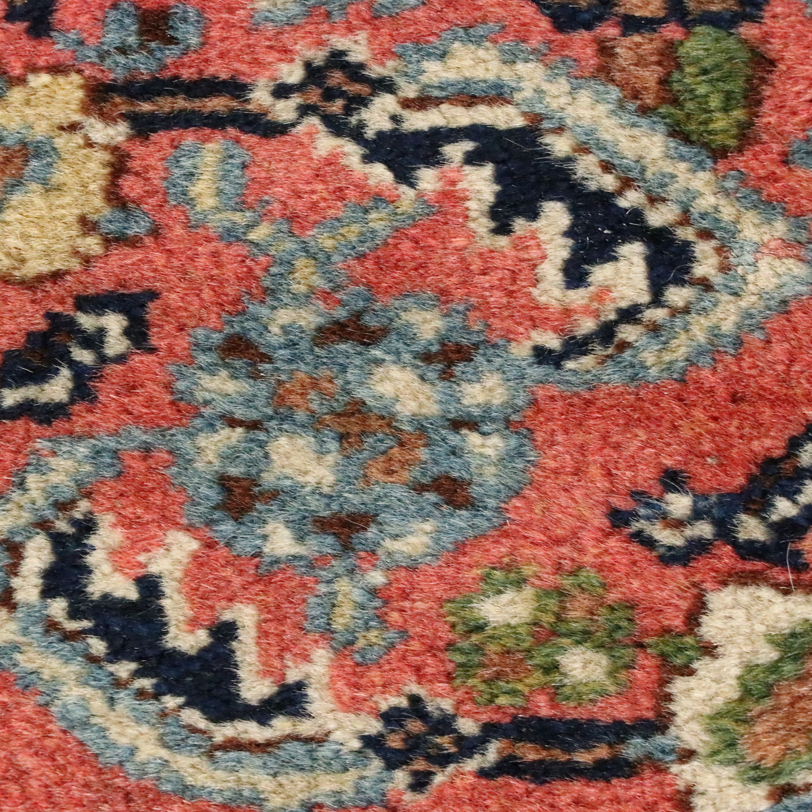 2'10 x 17" Hand-Knotted Persian Veramin Carpet Runner or Stair Runner