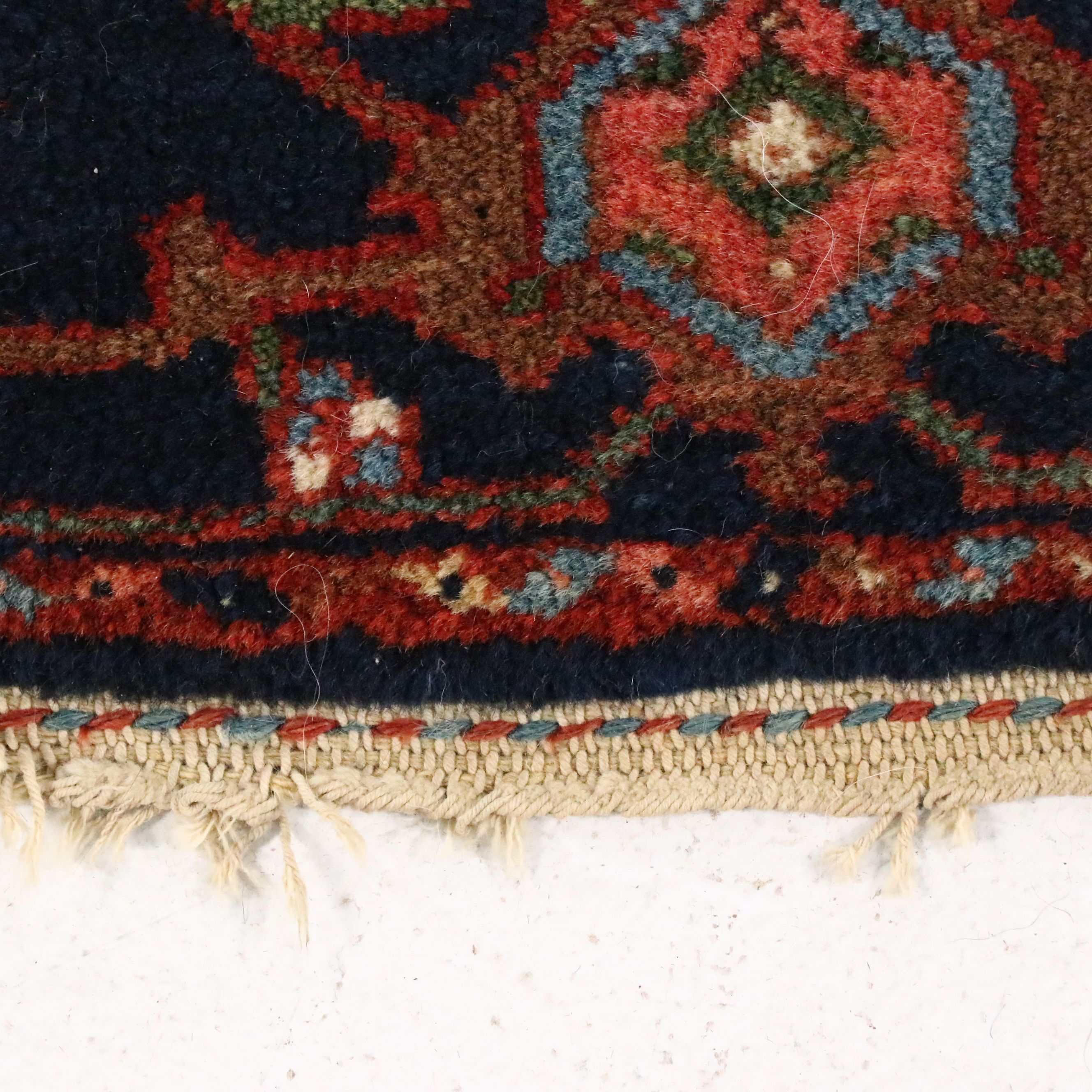 2'10 x 17" Hand-Knotted Persian Veramin Carpet Runner or Stair Runner