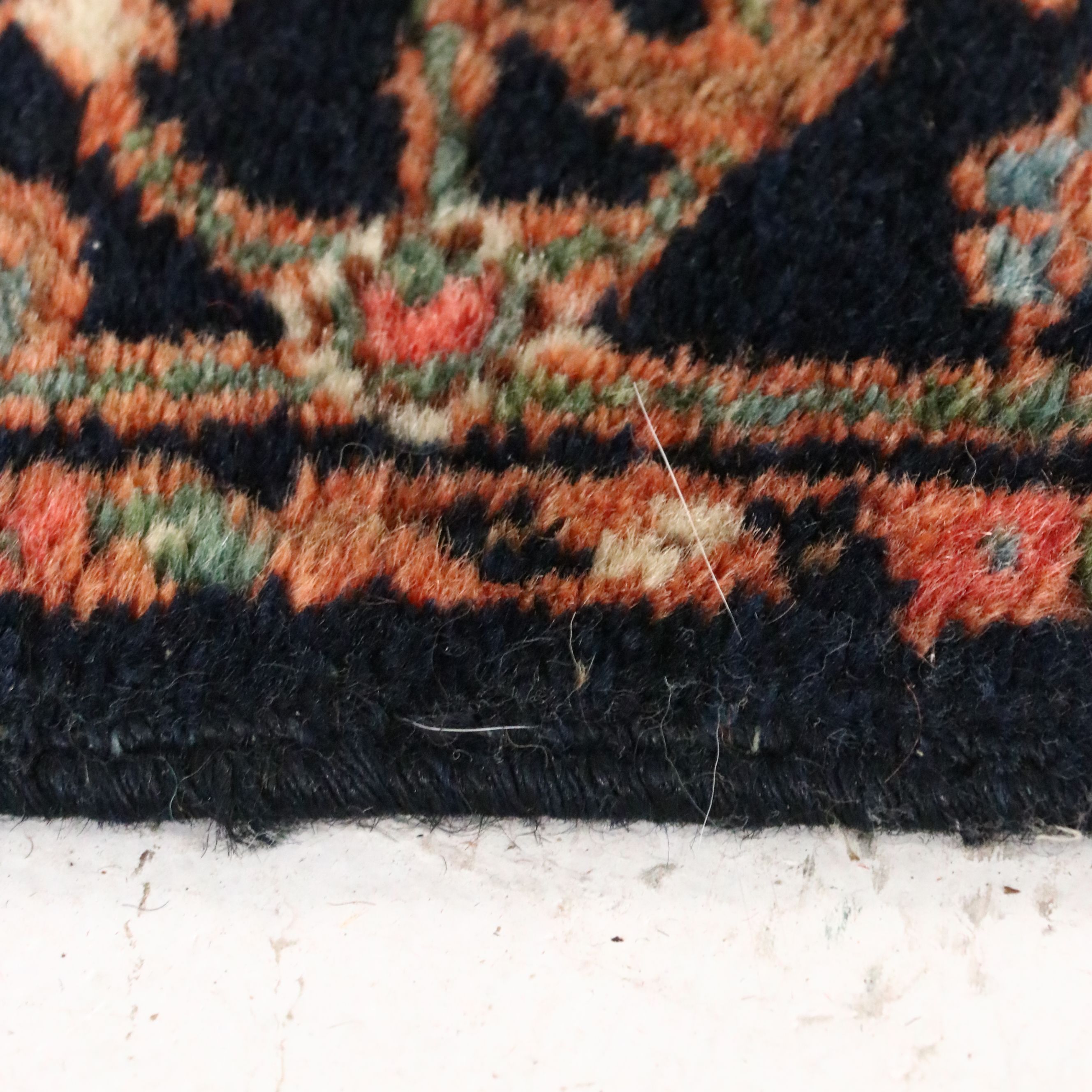 2'10 x 17" Hand-Knotted Persian Veramin Carpet Runner or Stair Runner