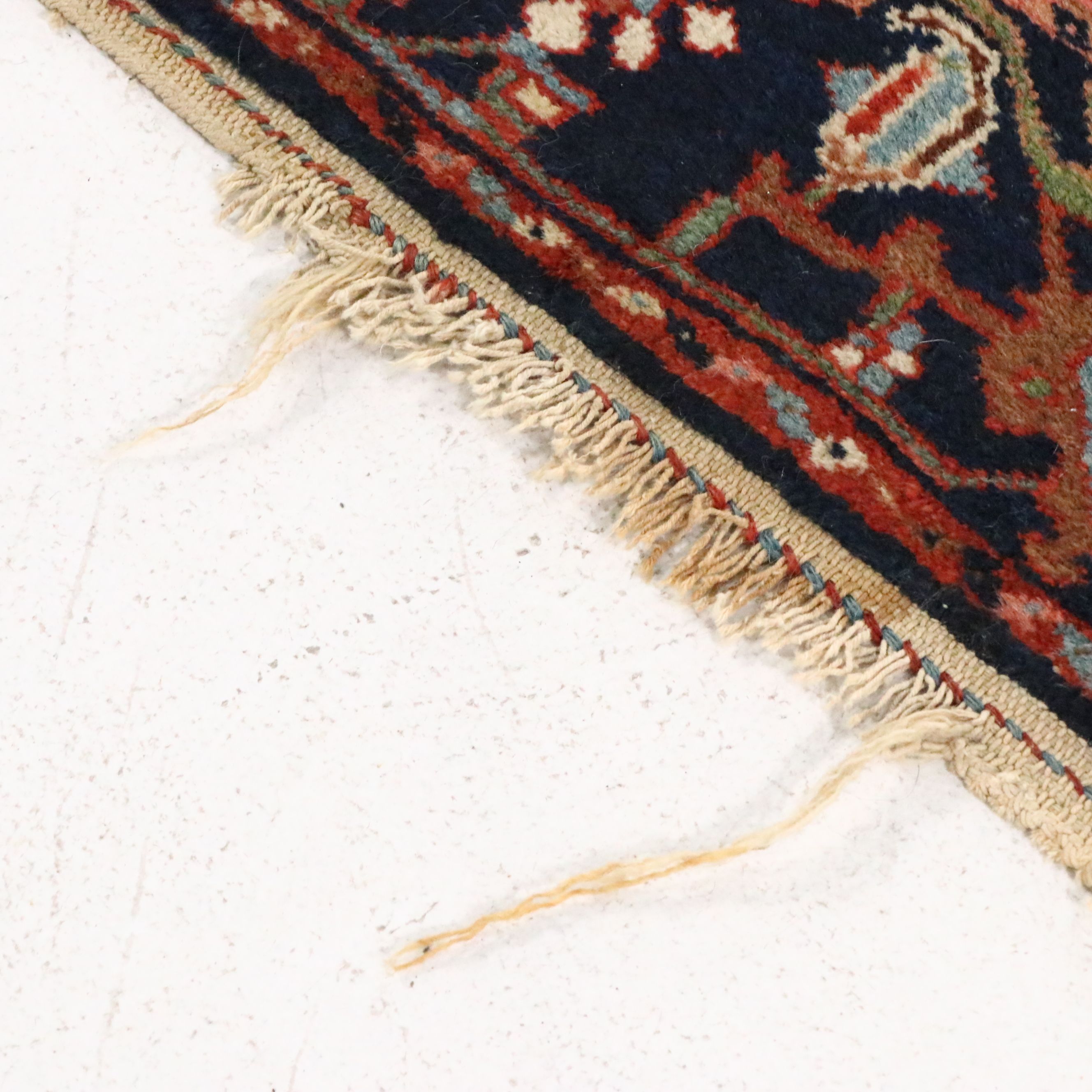 2'10 x 17" Hand-Knotted Persian Veramin Carpet Runner or Stair Runner