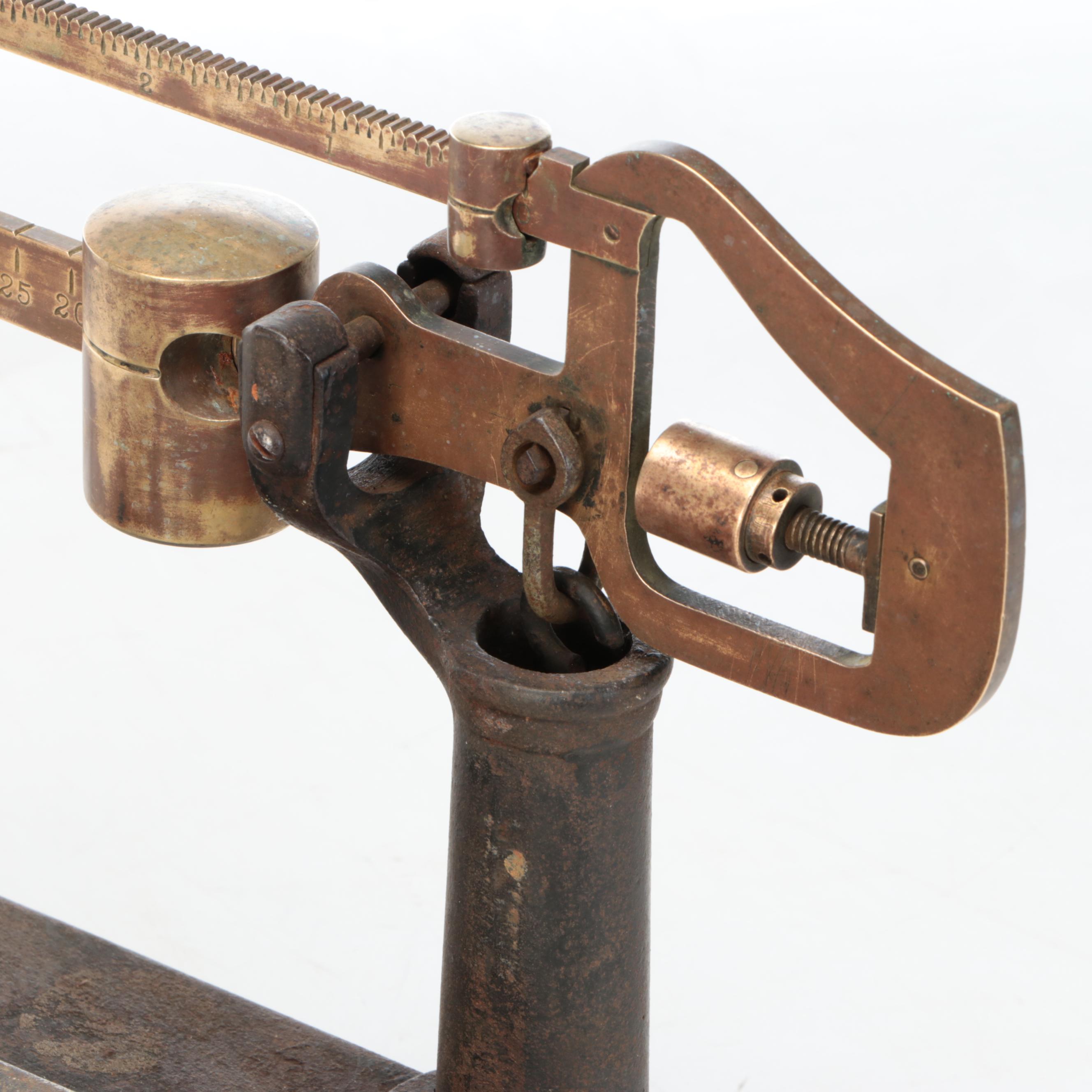 Fairbanks Cast Iron Postal Scale, 19th Century