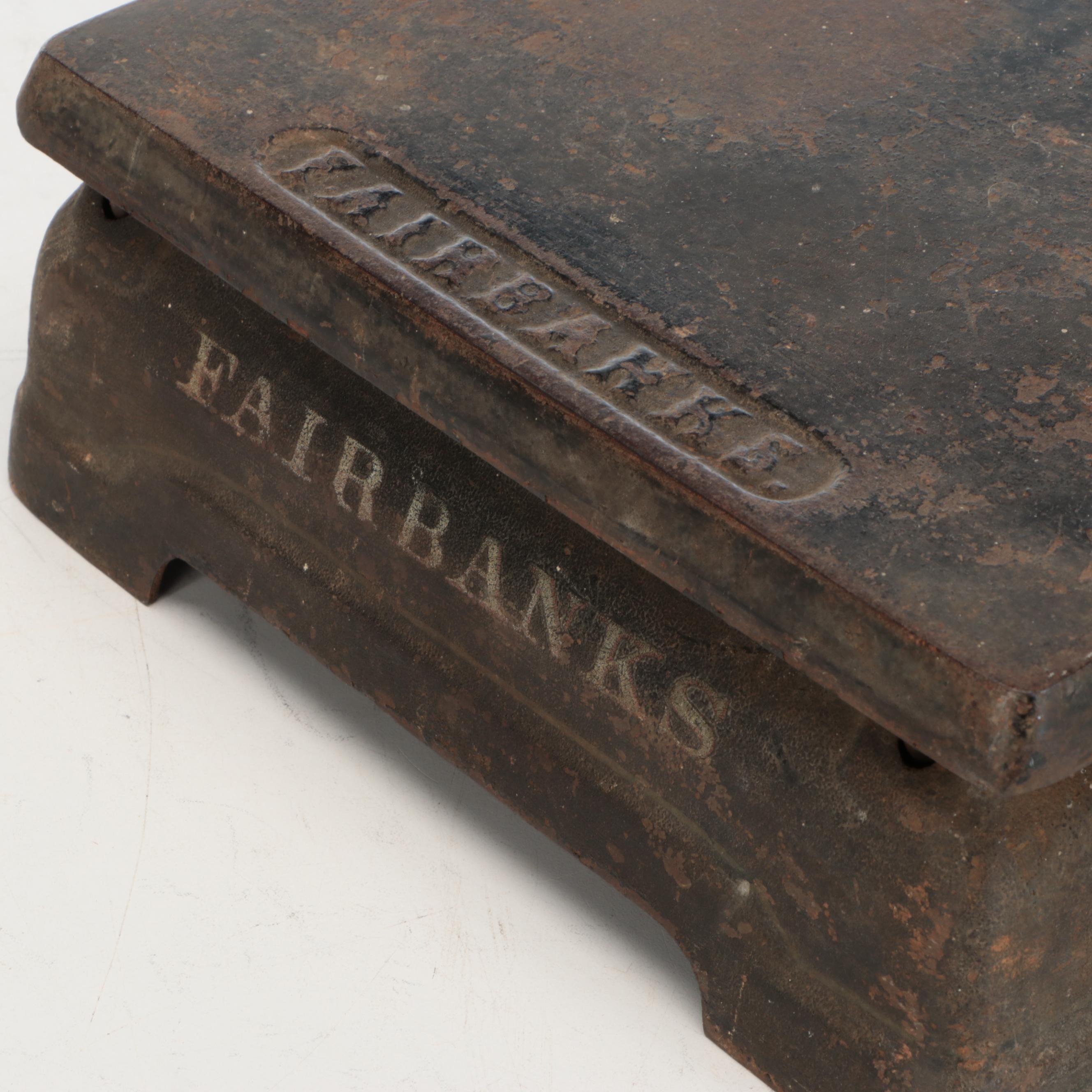 Fairbanks Cast Iron Postal Scale, 19th Century