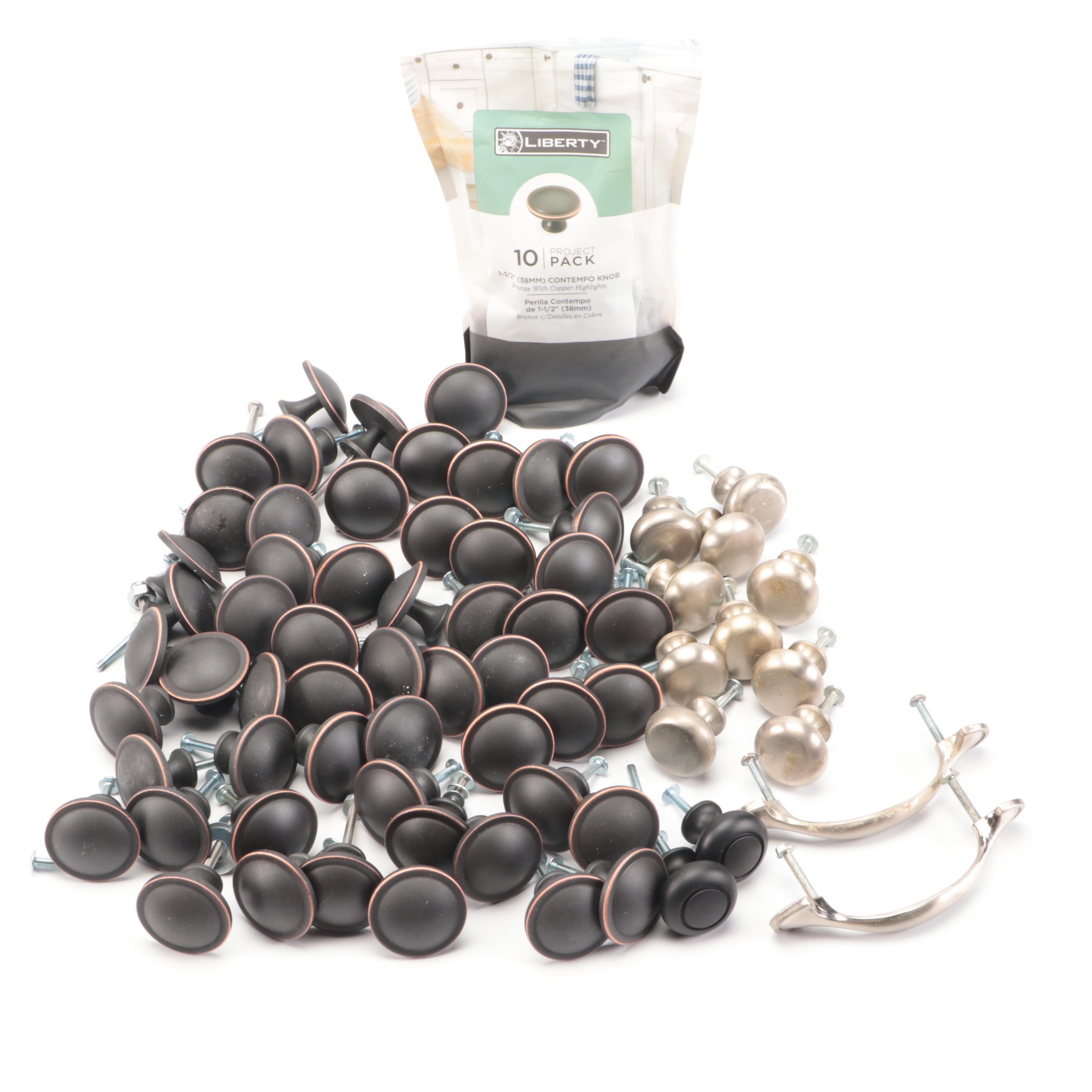 Liberty Bronze "Contempo" Cabinet Knobs