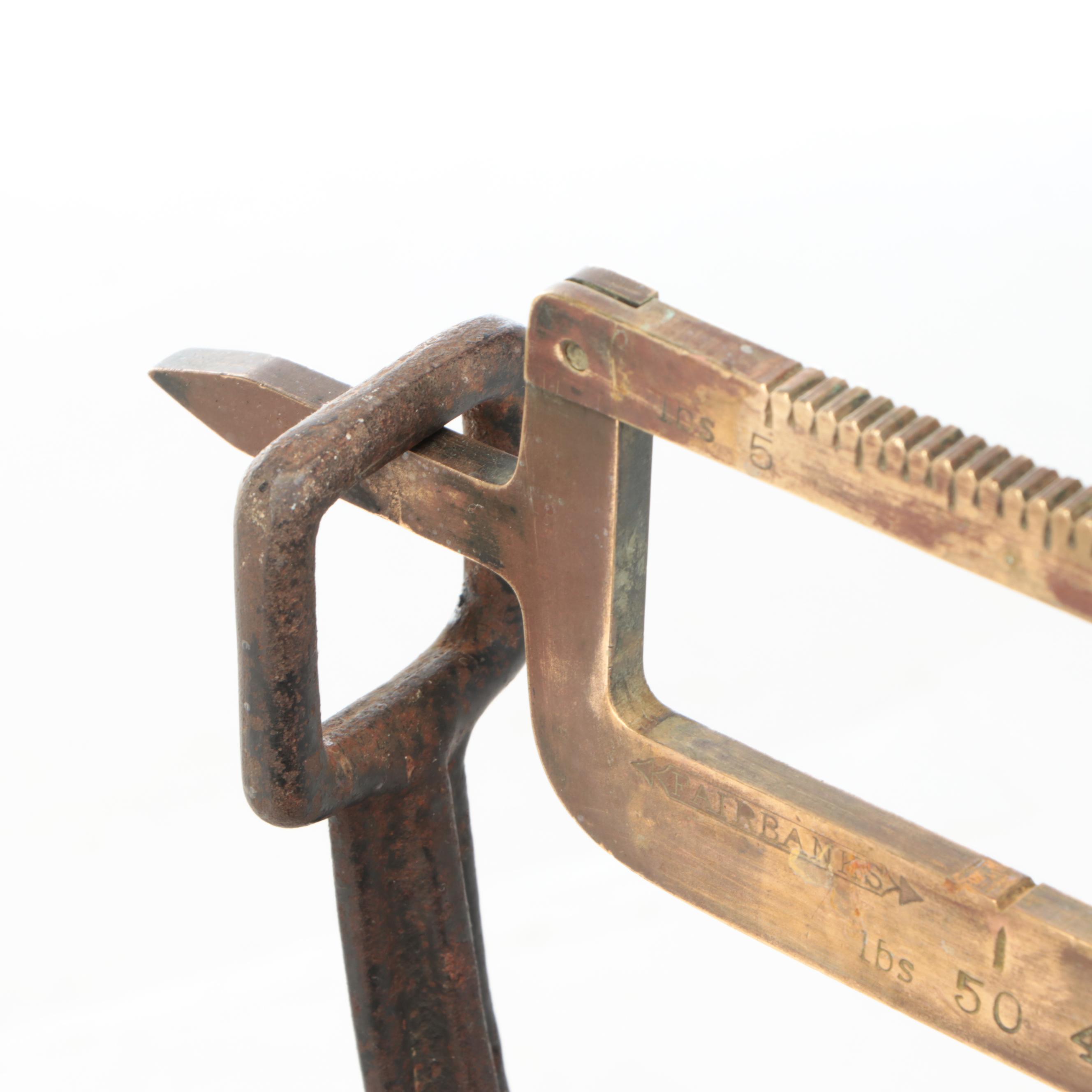 Fairbanks Cast Iron Postal Scale, 19th Century