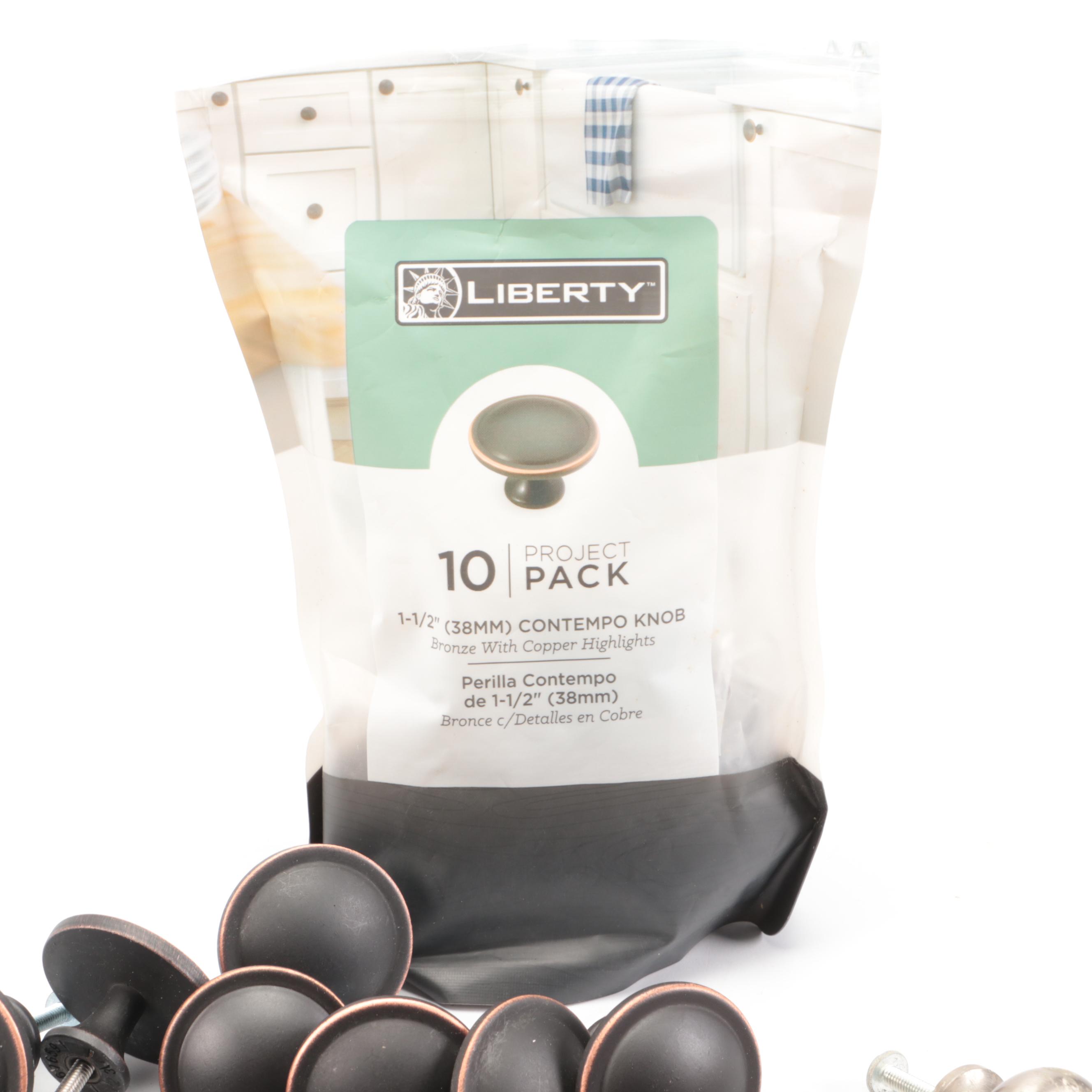 Liberty Bronze "Contempo" Cabinet Knobs