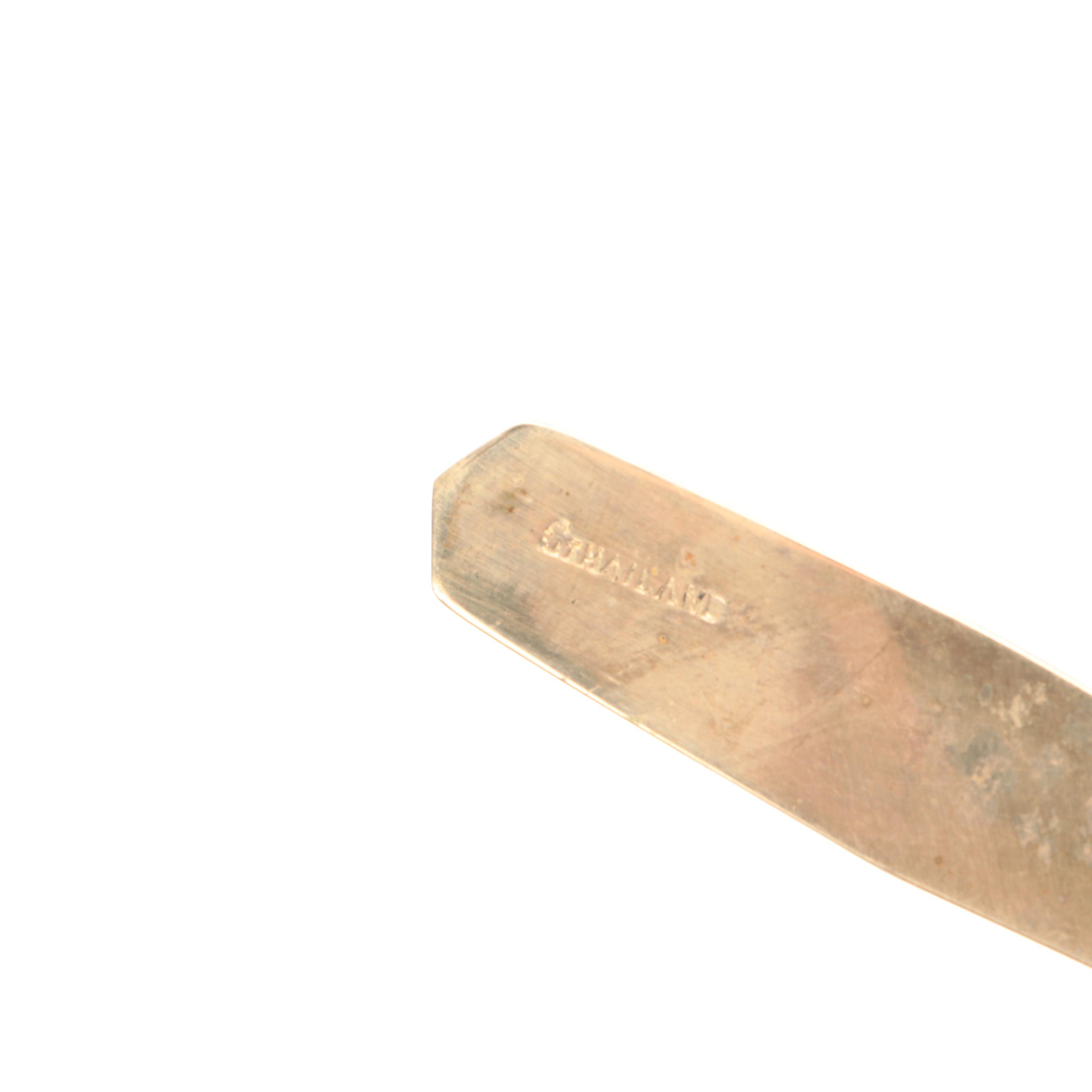 S. Samran Thai Brass Flatware with Presentation Chest, Mid-20th Century