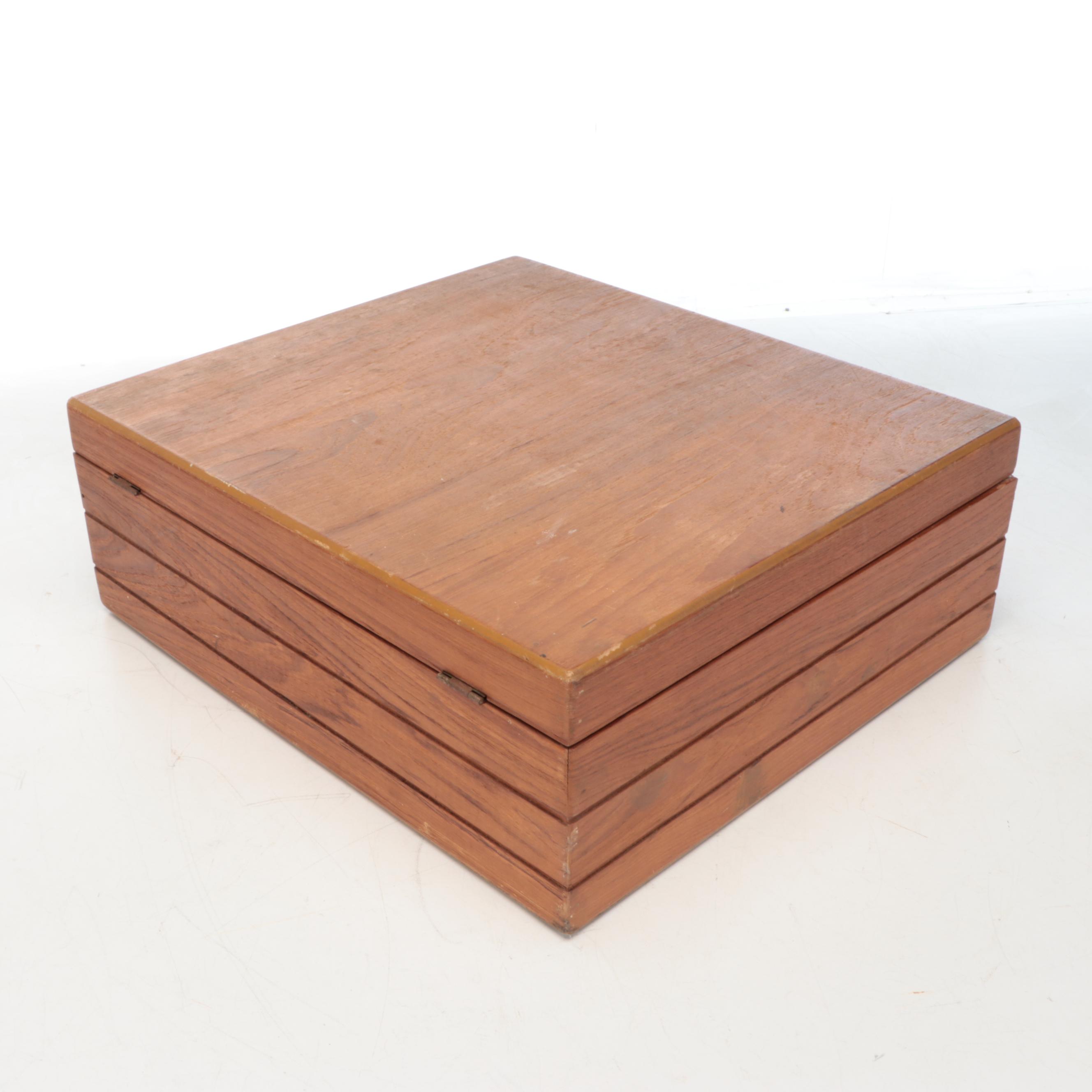 S. Samran Thai Brass Flatware with Presentation Chest, Mid-20th Century